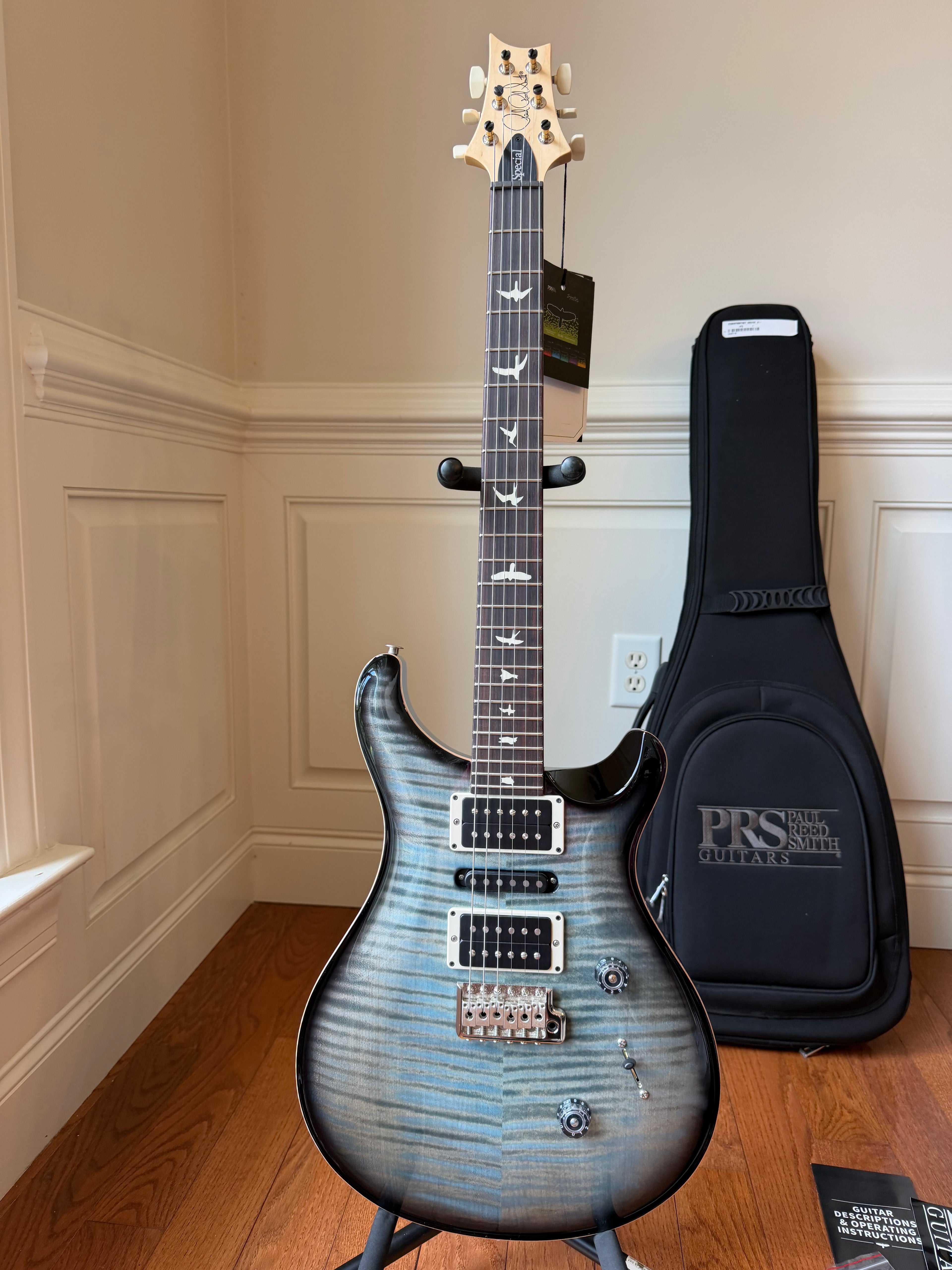 2025 PRS CE24 Special Limited Edition - Faded Blue Smokeburst