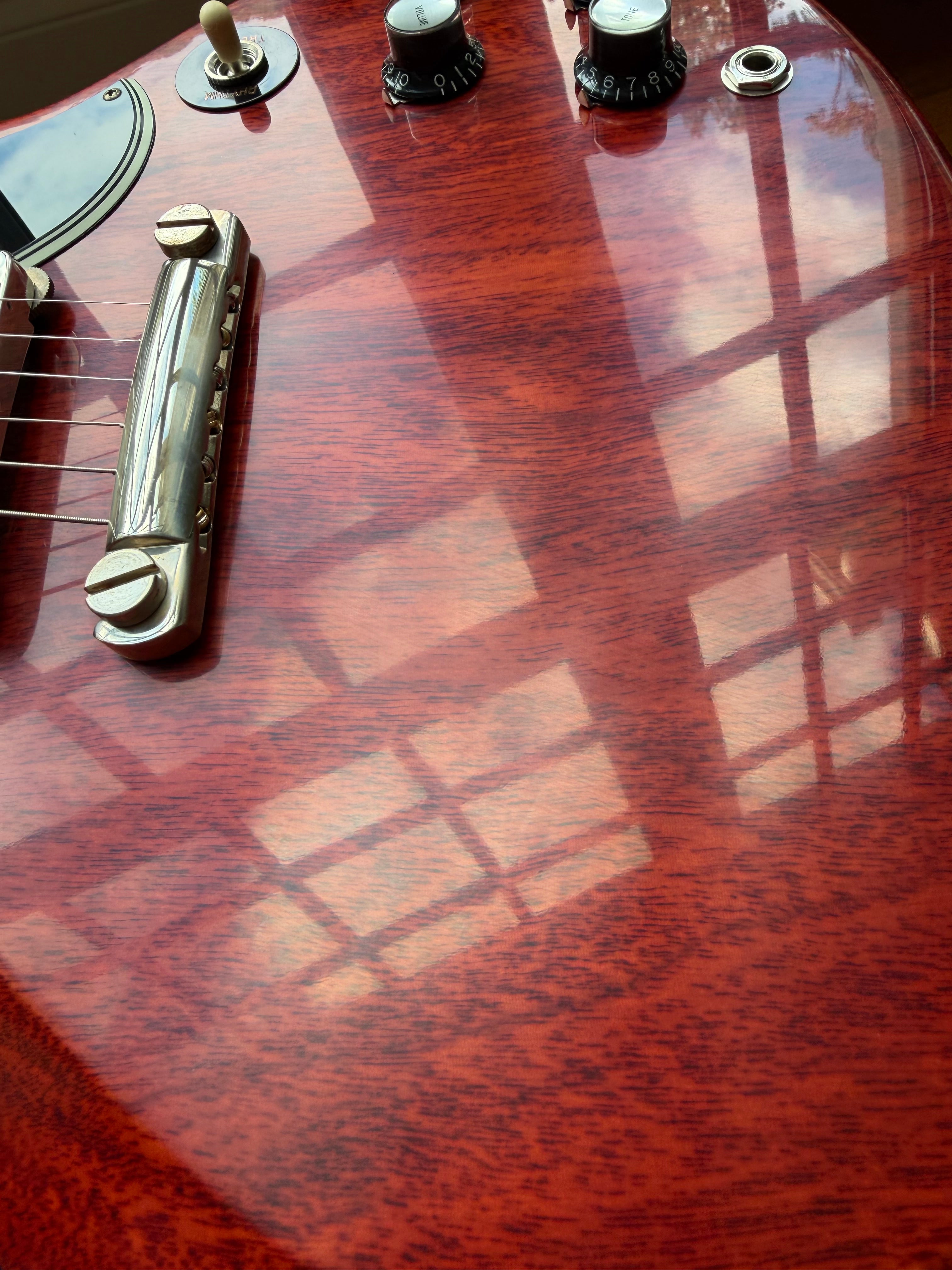 2026 Gibson Custom Shop ‘61 Les Paul SG Standard Stop Tail VOS - Cherry Red