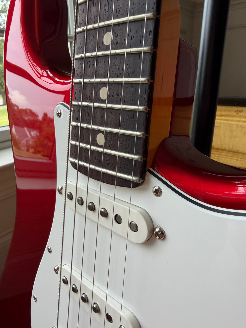 2025 Fender Custom Shop Stratocaster Custom Deluxe W25 Limited NOS - Candy Apple Red