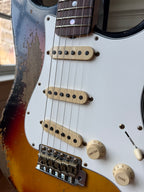 2025 Fender Custom Shop Stratocaster Pro SR25 Super Heavy Relic - 3 Color Sunburst