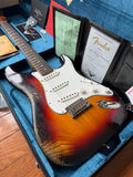 2026 Fender Custom Shop Stratocaster Custom Deluxe SR25 Heavy Relic - Aged 3 Color Sunburst - Image 1