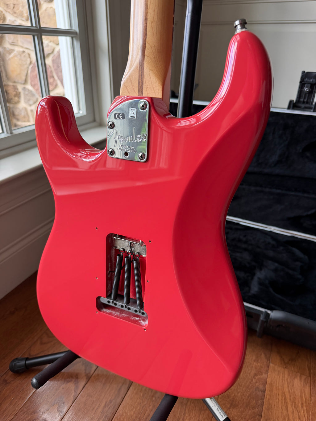 2011 Fender American Deluxe Stratocaster - Fiesta Red