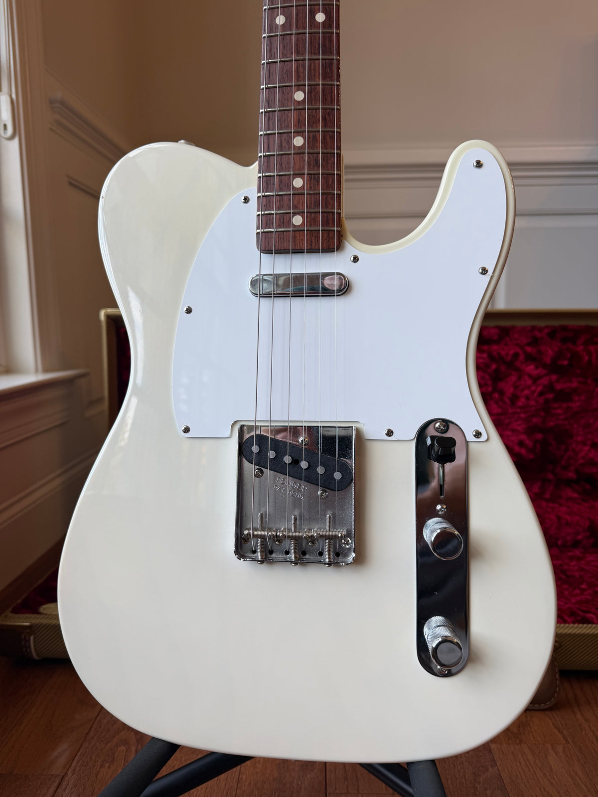 2019 Fender American Telecaster Jimmy Page Signature Mirror - White Blonde