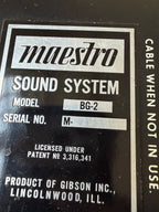 Maestro Boomerang Wah and Volume