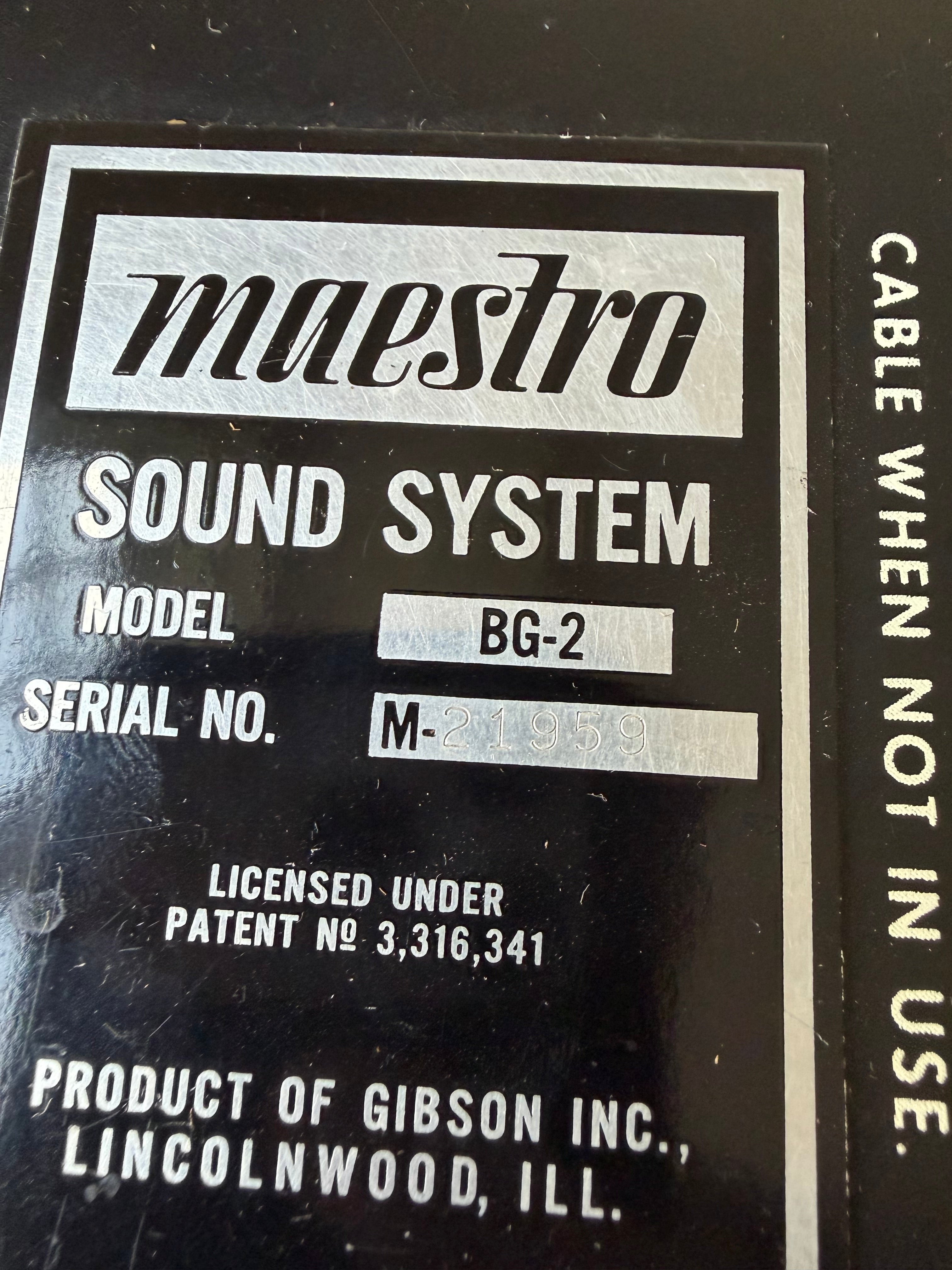 Maestro Boomerang Wah and Volume