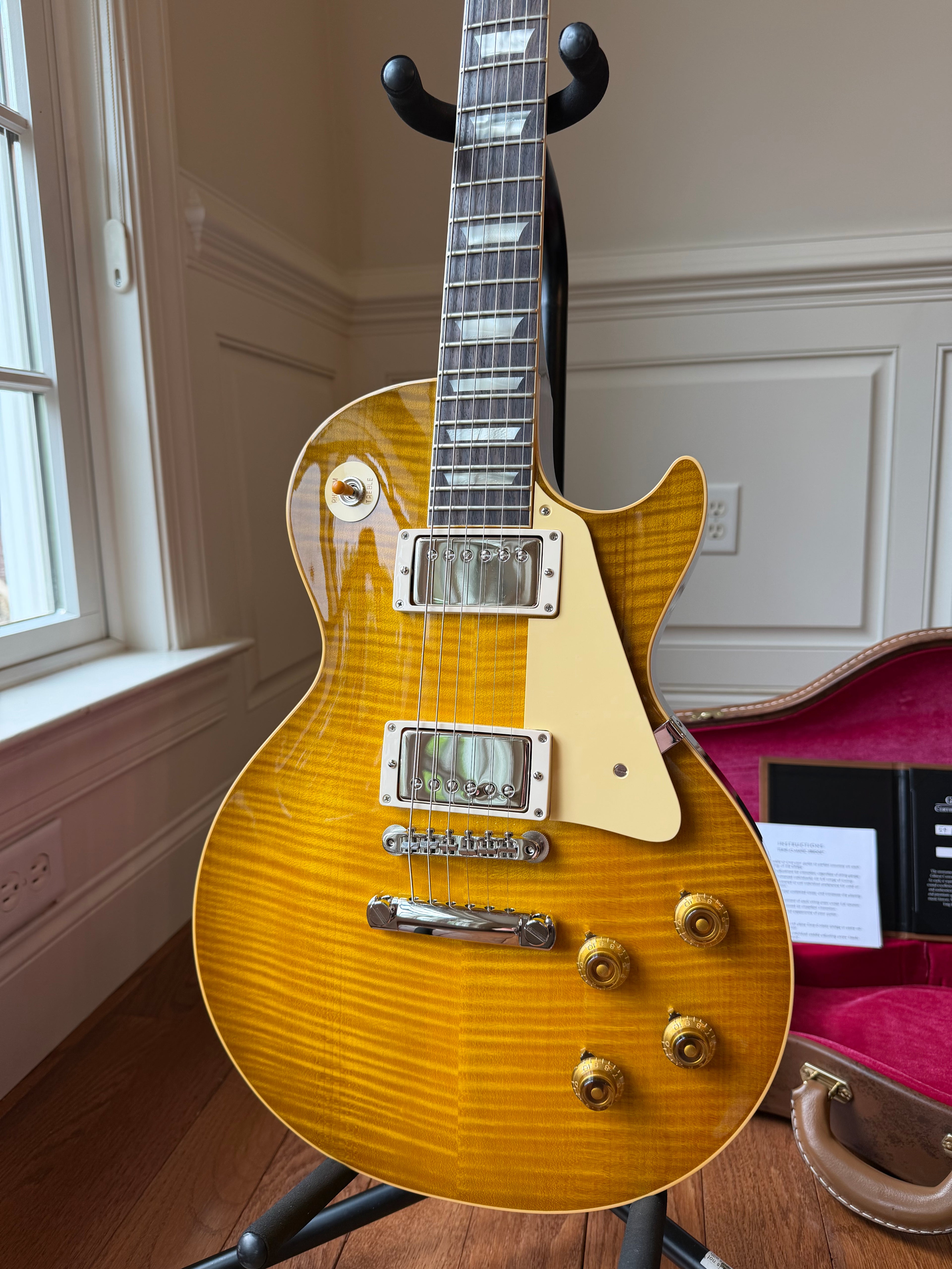 2025 Gibson Custom Shop Les Paul ‘59 Reissue R9 PSL Gloss - Green Lemon Fade Burst