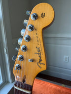 2025 Fender American Ultra Luxe Stratocaster Vintage 60s HSS - Sea Foam Green