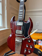 2026 Gibson Custom Shop ‘64 SG Maestro Vibrola VOS - Cherry Red