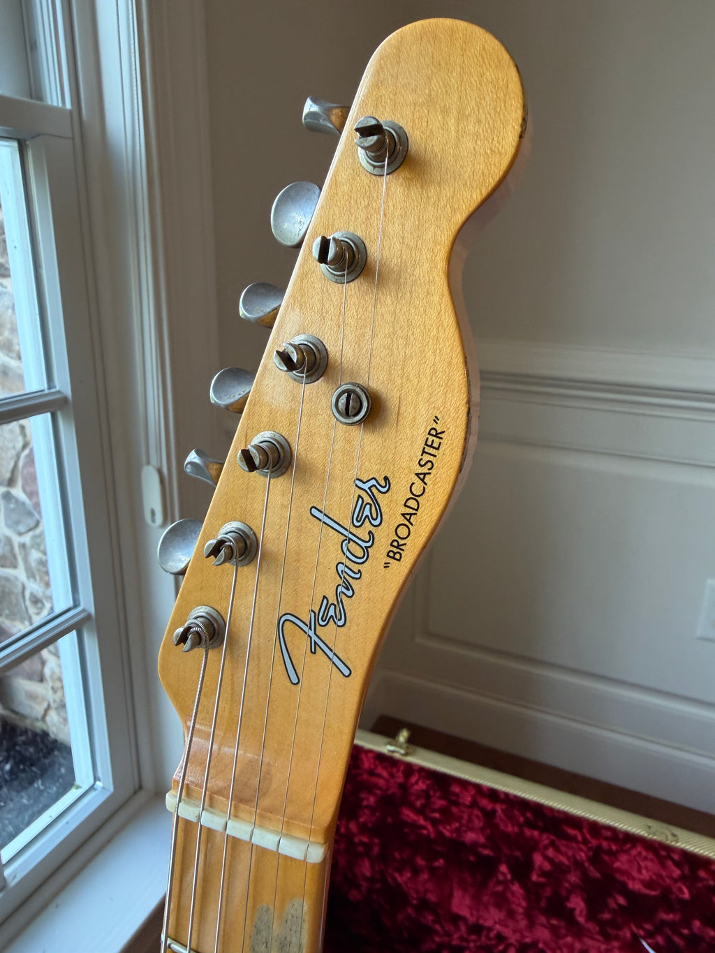 2021 Fender Custom Shop ‘51 70th Anniversary Broadcaster Telecaster Relic - Nocaster Blonde