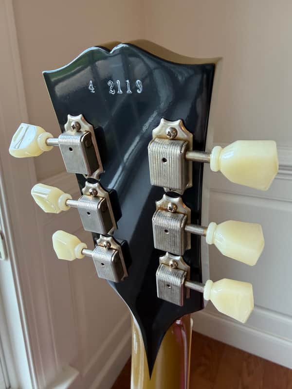 2022 Gibson Custom Shop M2M ‘54 Reissue R4 Les Paul Double Gold Stinger VOS - Gold Top