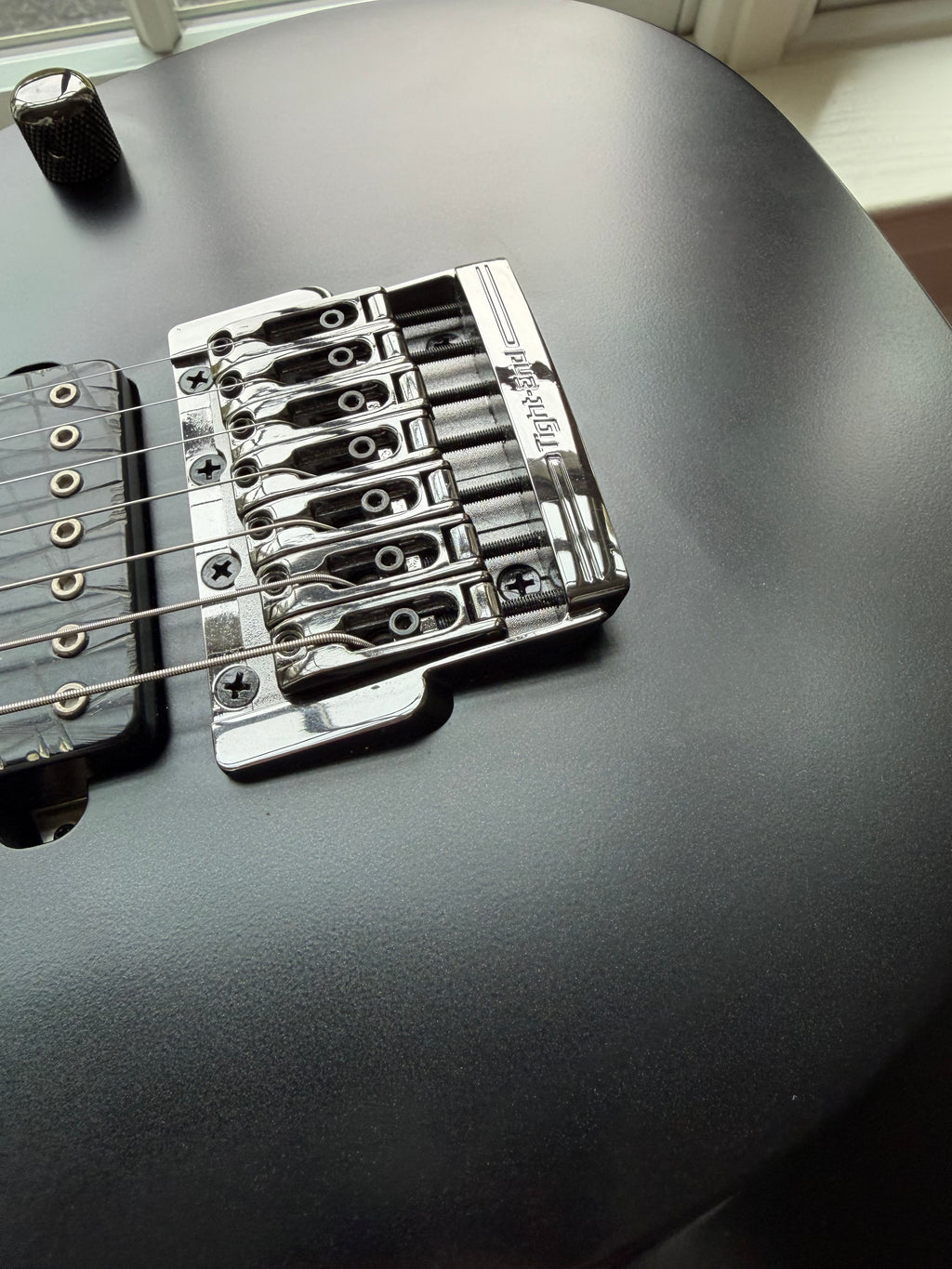 2019 Ibanez Prestige RGD7UCS 7 String - Invisible Shadow Black