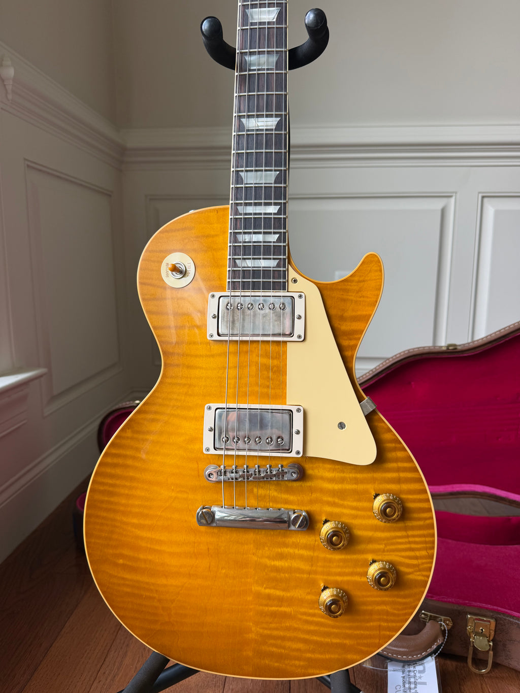 2026 Gibson Custom Shop Les Paul Standard ‘59 Reissue R9 VOS - Dirty Lemon Burst