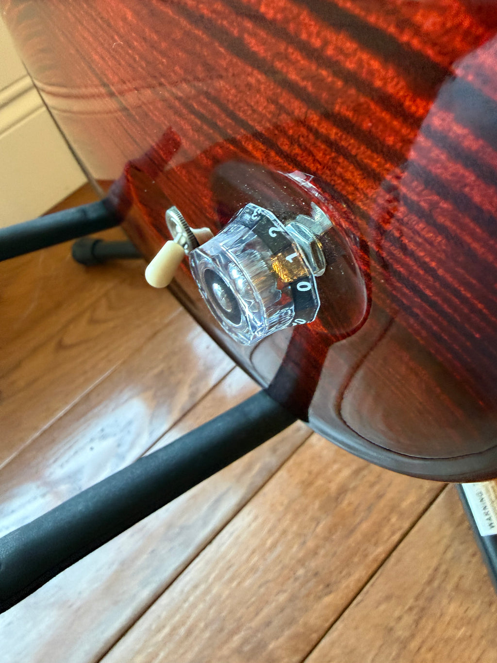 2010 PRS MC-58 McCarty Flame Maple Artist Top - Fire Red Burst