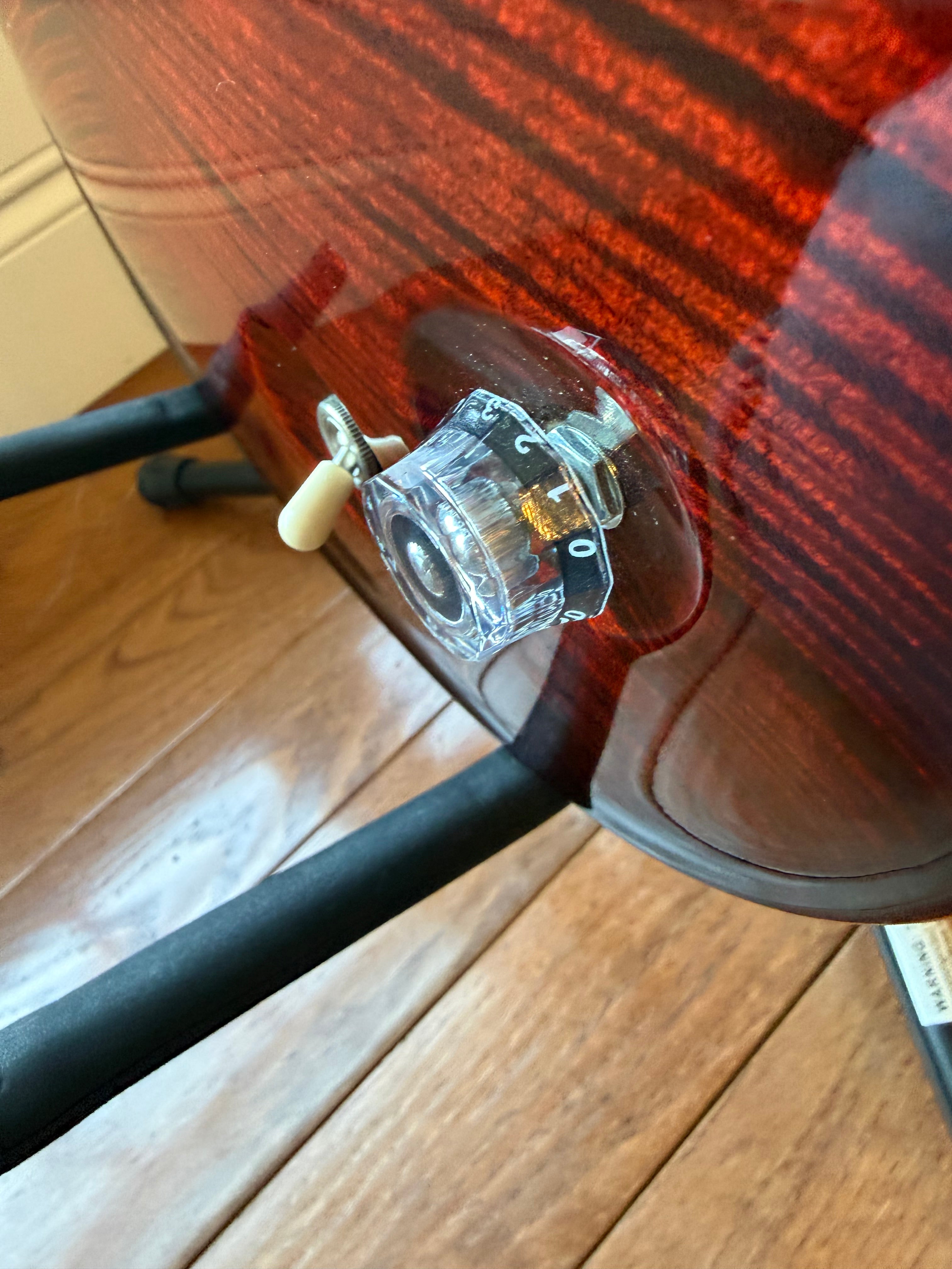 2010 PRS MC-58 McCarty Flame Maple Artist Top - Fire Red Burst