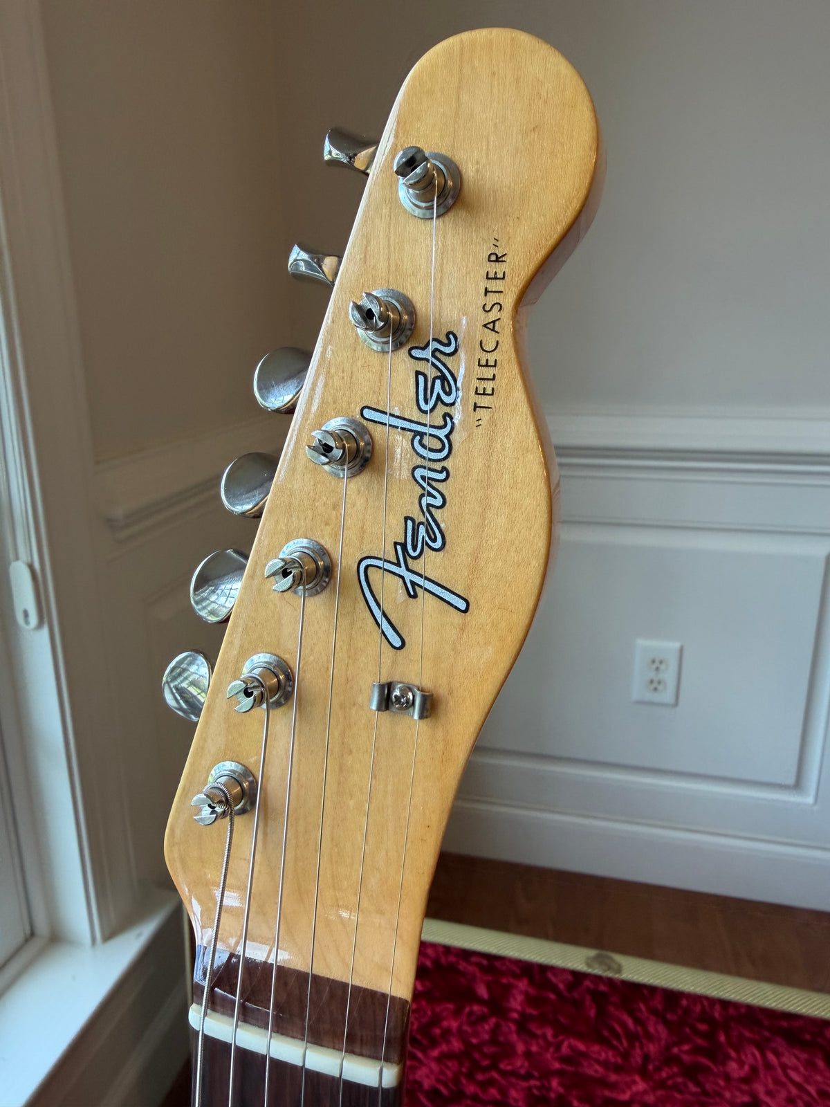2019 Fender American Telecaster Jimmy Page Signature Mirror - White Blonde