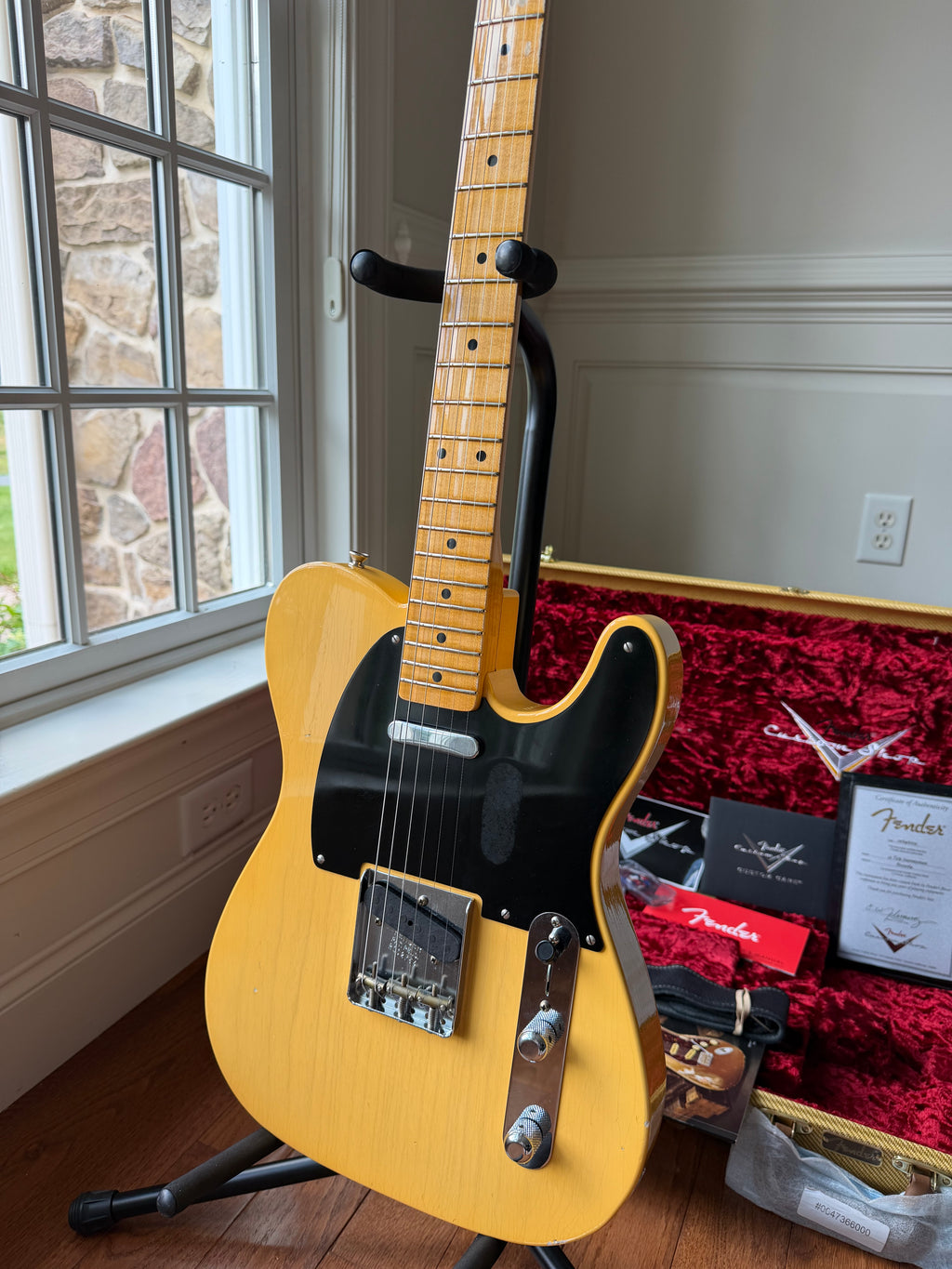 2019 Fender Custom Shop ‘52 Telecaster Journeyman - Aged Nocaster Blonde
