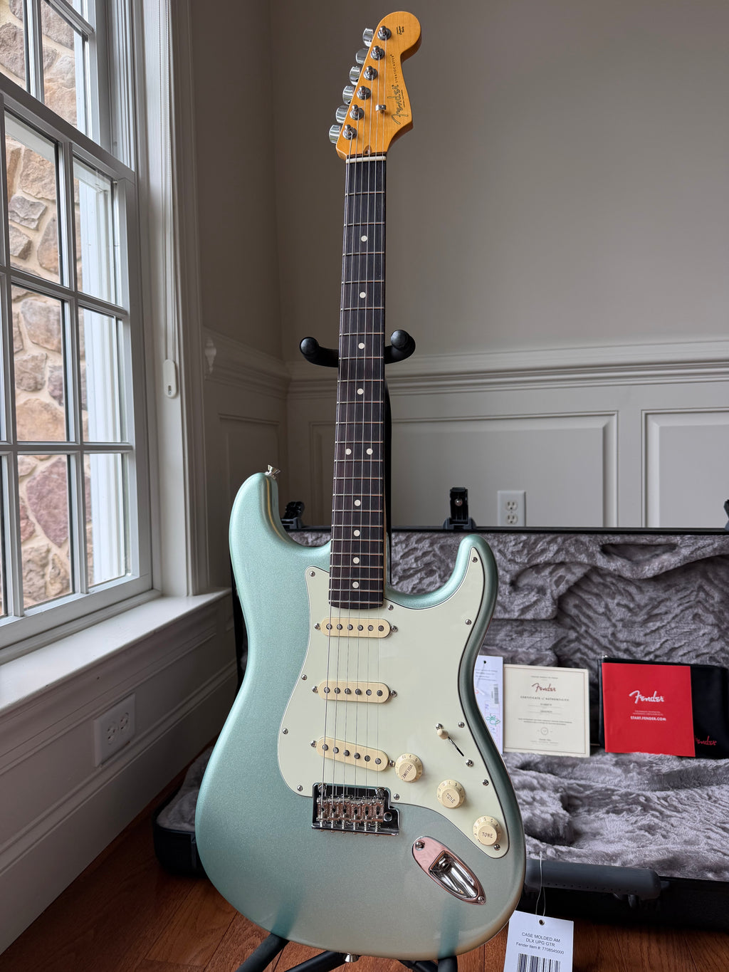 2025 Fender American Professional II Stratocaster Rosewood Fretboard - Mystic Surf Green