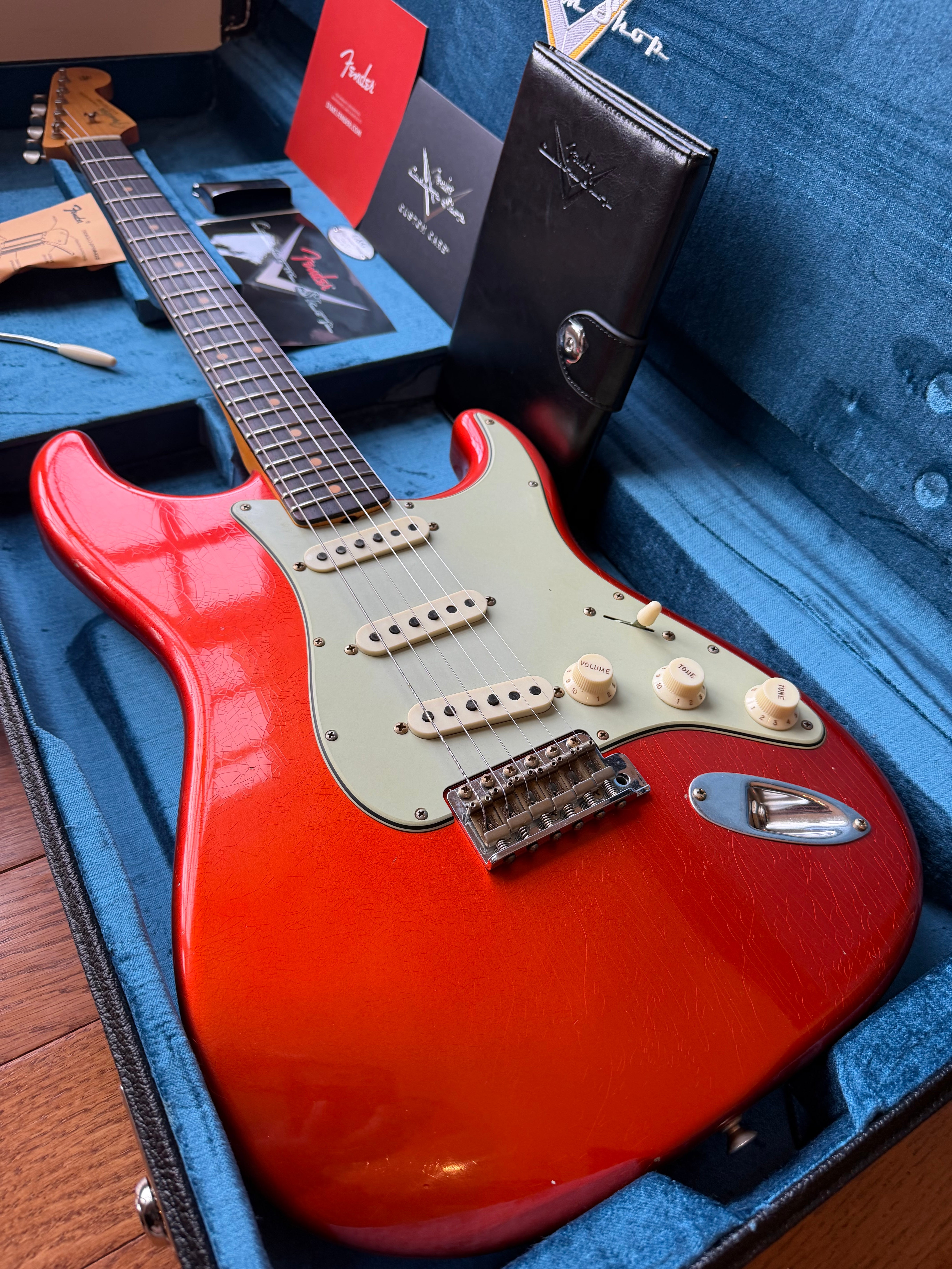 2025 Fender Custom Shop ‘64 L-Series Stratocaster Limited Journeyman - Aged Candy Tangerine