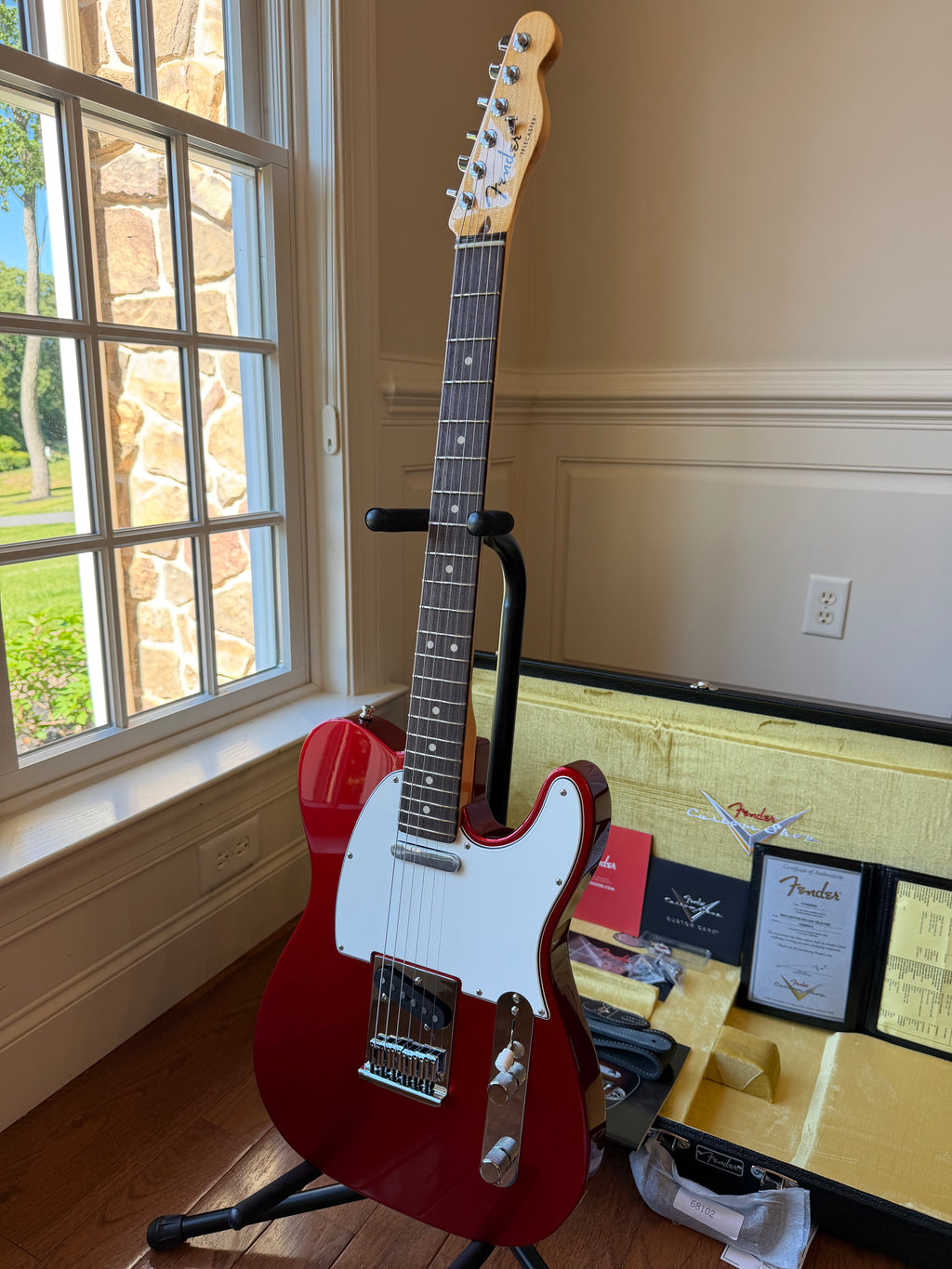 2026 Fender Custom Shop Telecaster Custom Deluxe W25 Limited Edition NOS - Candy Apple Red