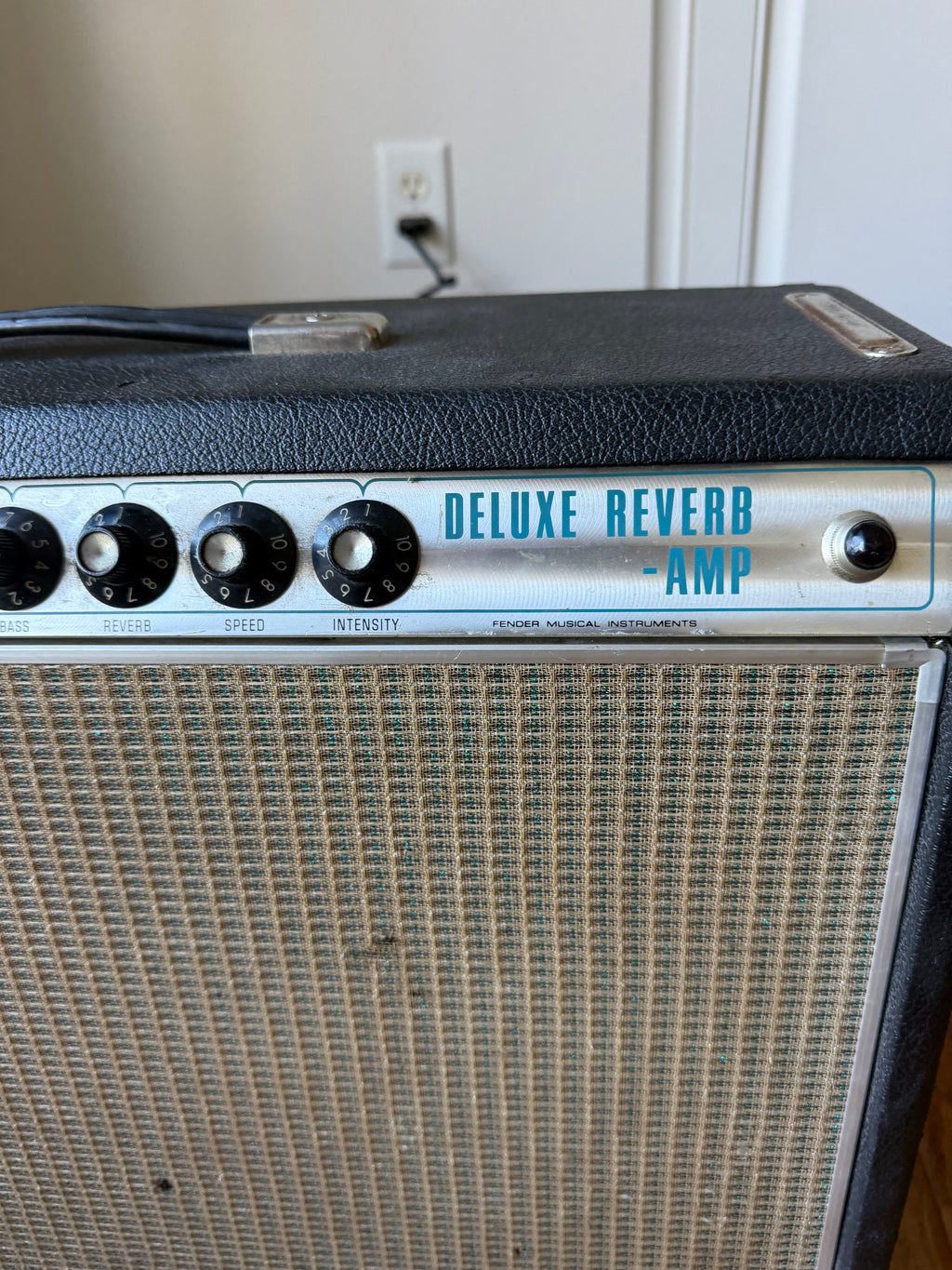 1968 Fender Deluxe Reverb ‘68 Silverface Drip Edge Vintage
