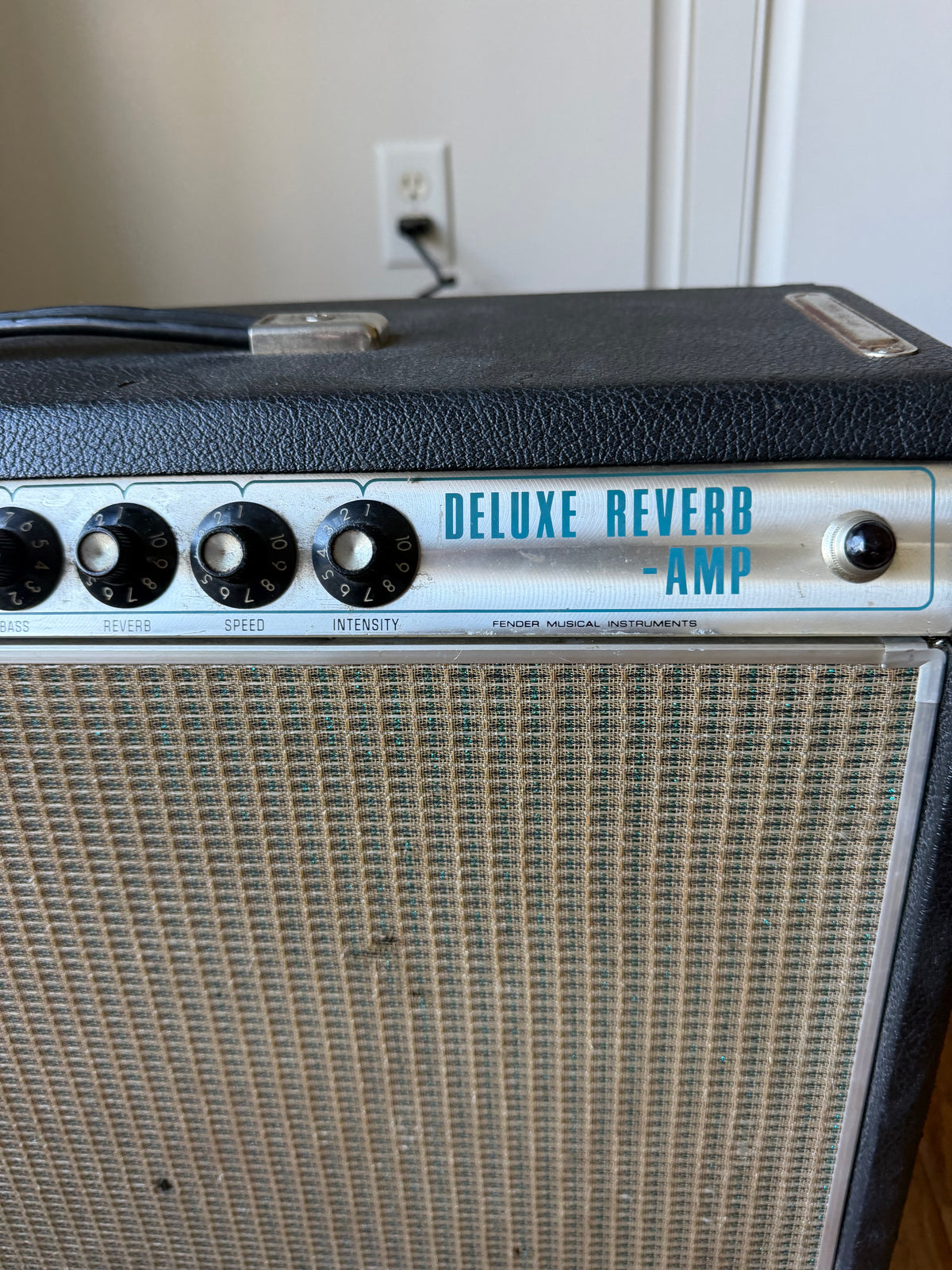 1968 Fender Deluxe Reverb ‘68 Silverface Drip Edge Vintage