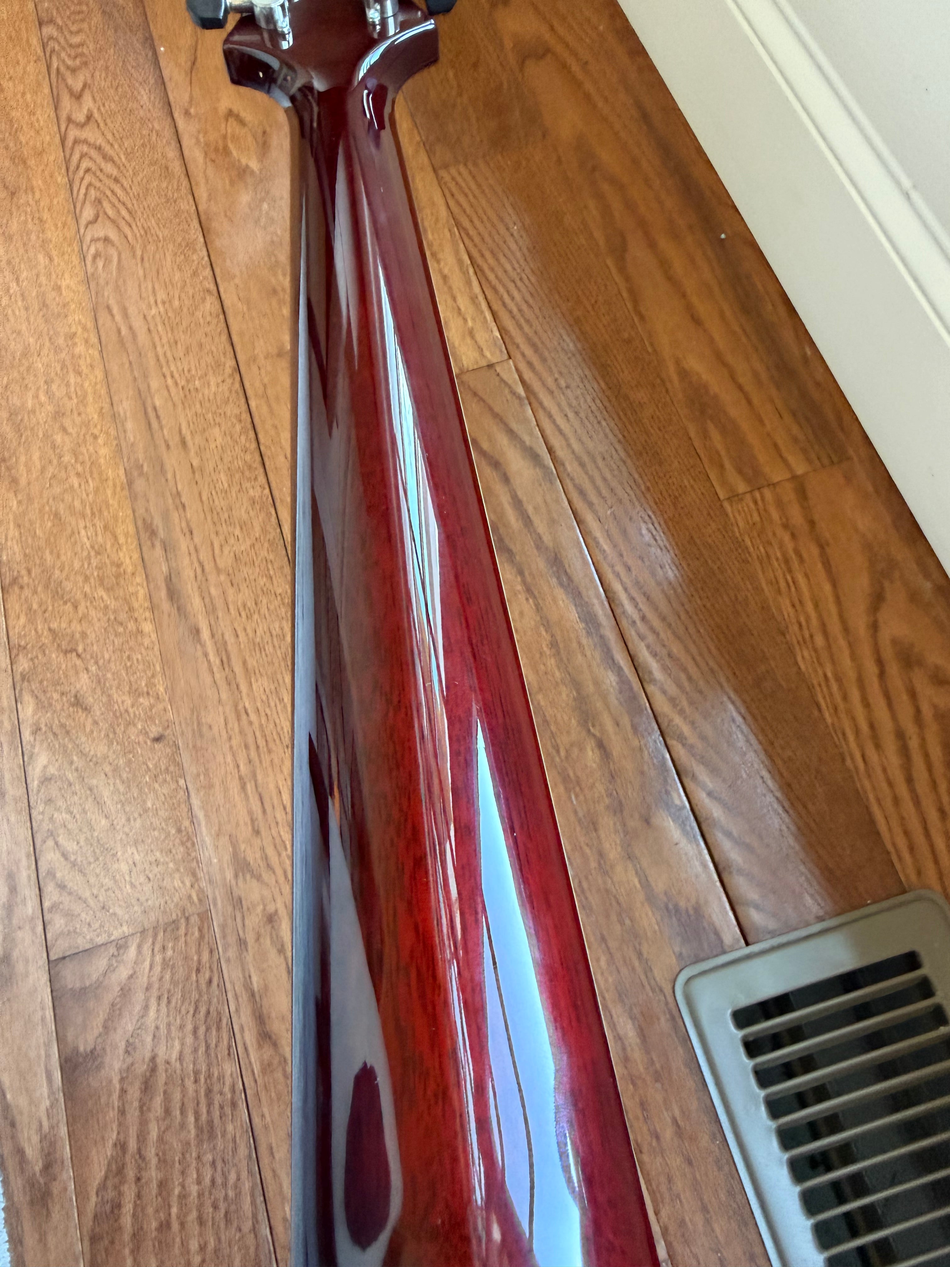 2010 PRS MC-58 McCarty Flame Maple Artist Top - Fire Red Burst