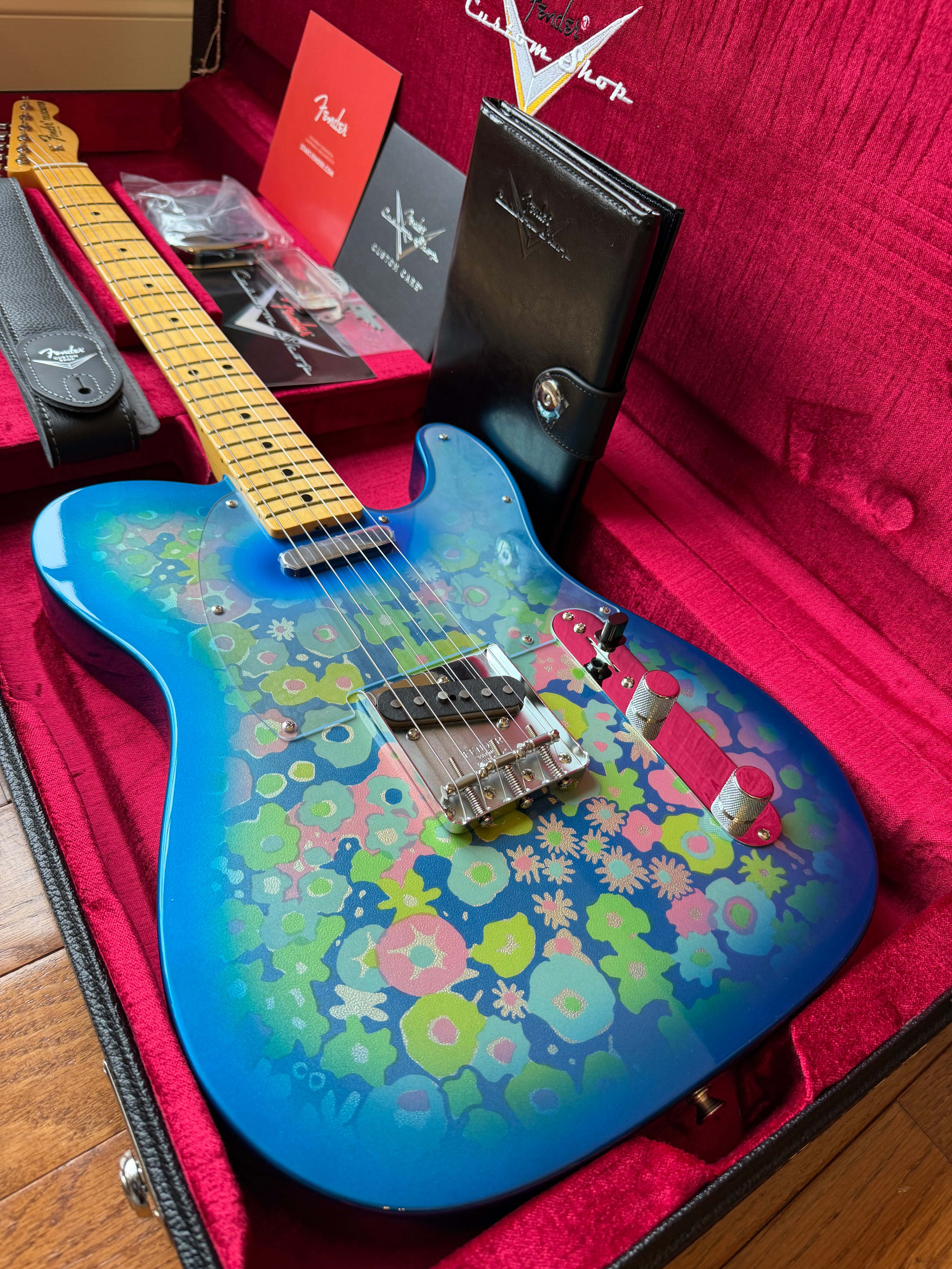 2026 Fender Custom Shop ‘68 Telecaster Vintage Custom Blue Flower NOS
