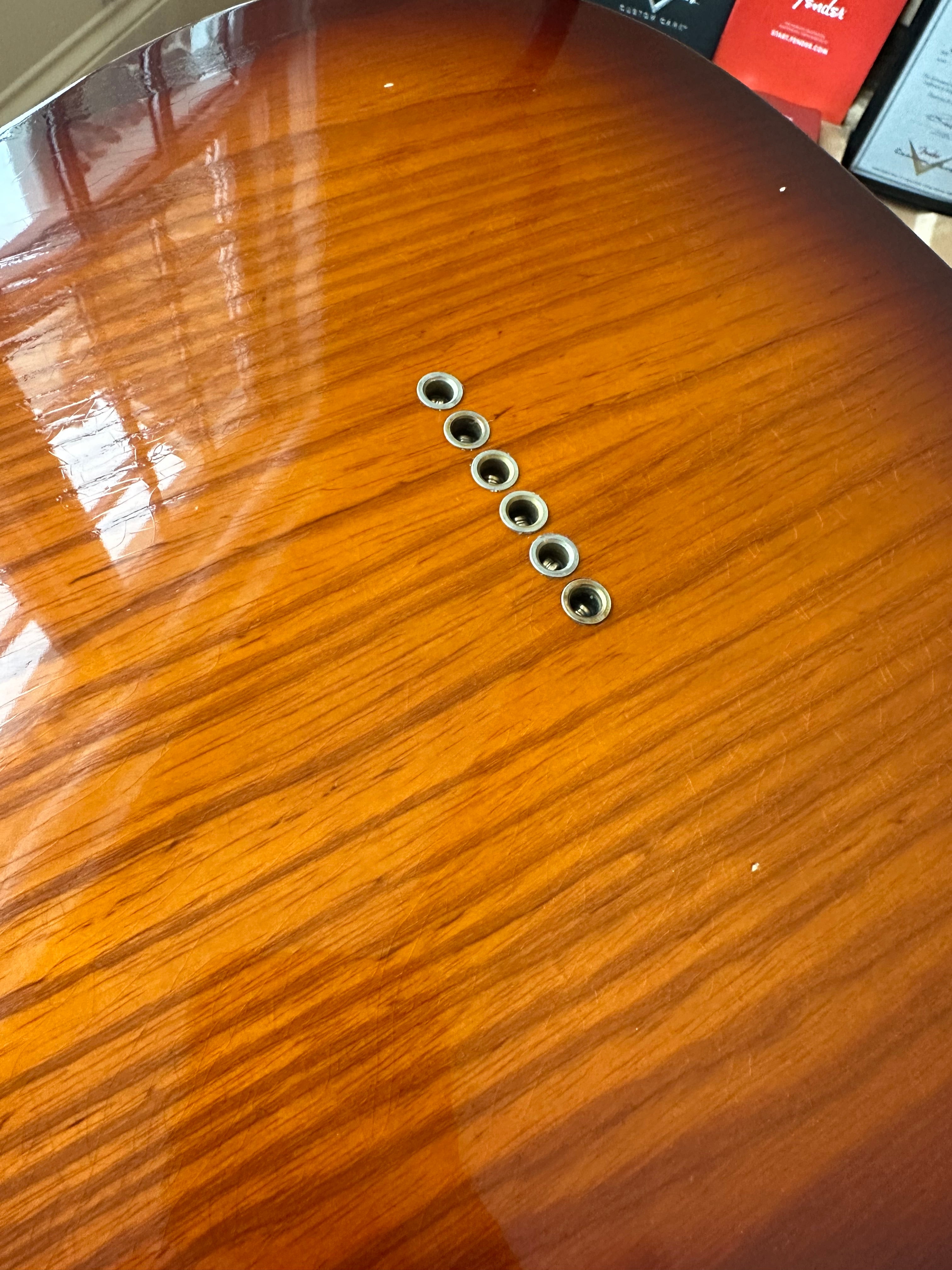 2025 Fender Custom Shop Telecaster Thinline W25 50s Journeyman - Aged Violin Burst - Image 16
