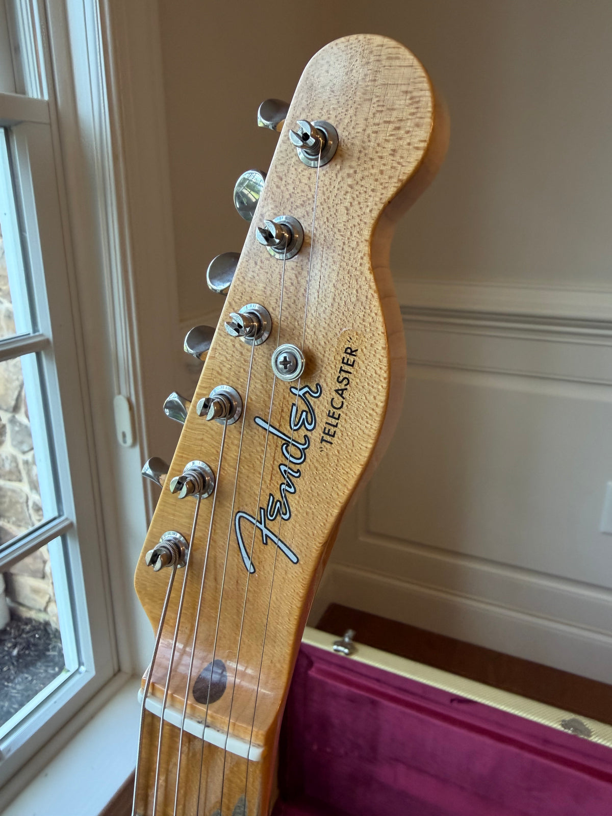 2025 Fender Custom Shop ‘55 Telecaster B5 Journeyman - Super Aged Natural Blonde