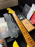 2026 Fender Custom Shop ‘69 Stratocaster SR25 Heavy Relic Matching Reverse Headstock - Aged Canary Yellow