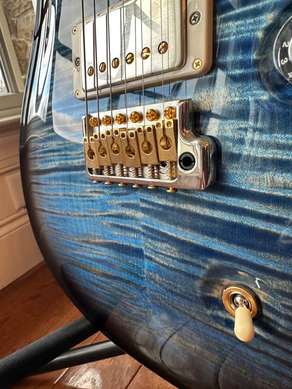 2025 PRS DGT 10 Top - Faded Blue Jean Smokeburst