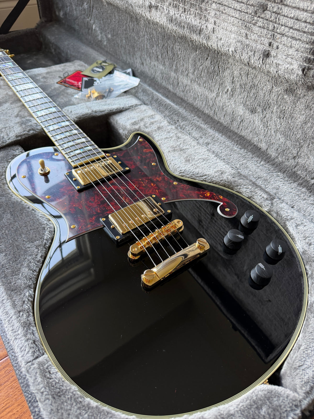 2024 D'Angelico Deluxe Atlantic Baritone - Solid Black