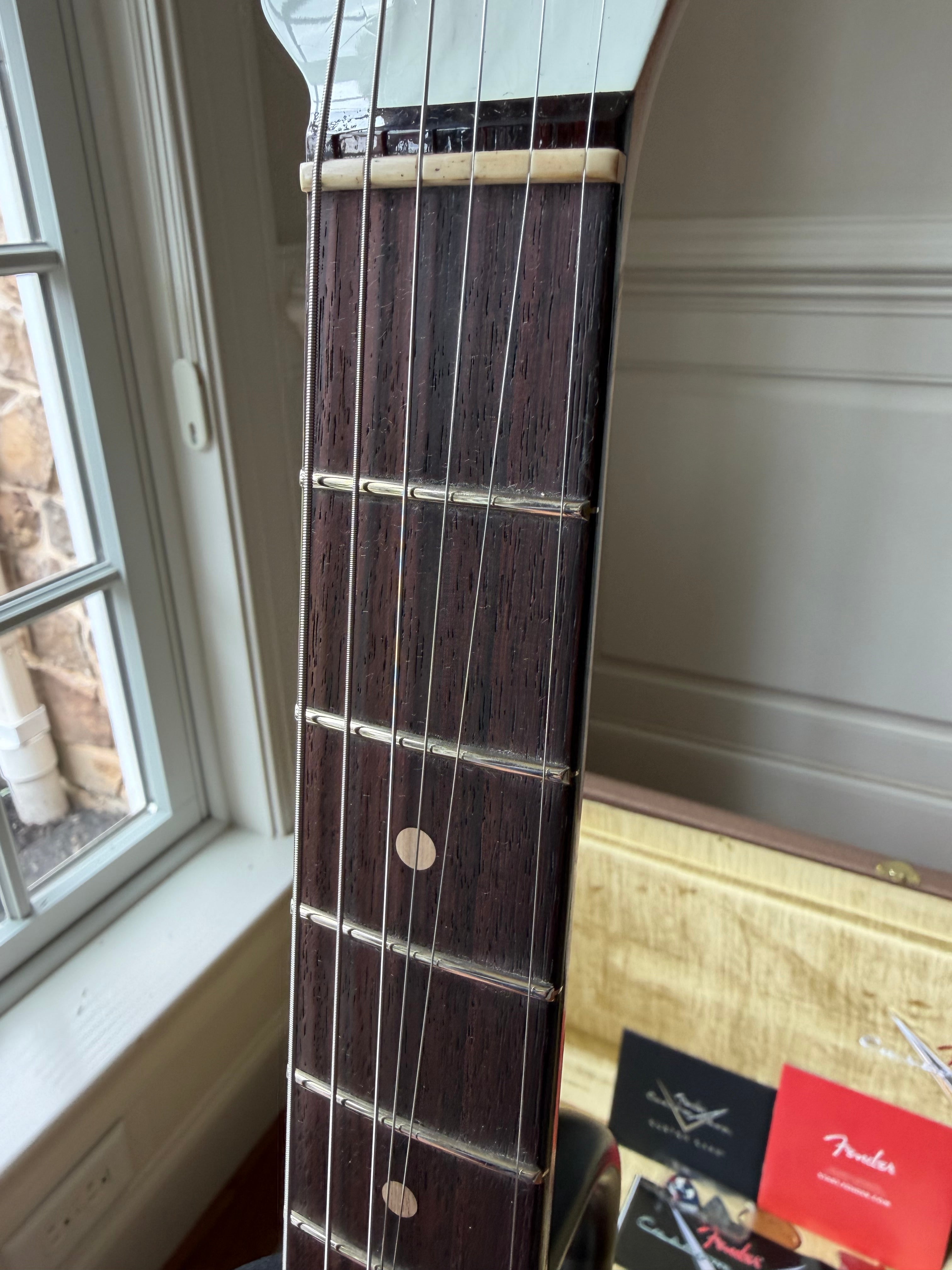 2026 Fender Custom Shop ‘62 Stratocaster 6.9 lbs HSS Heavy Relic - Olympic White