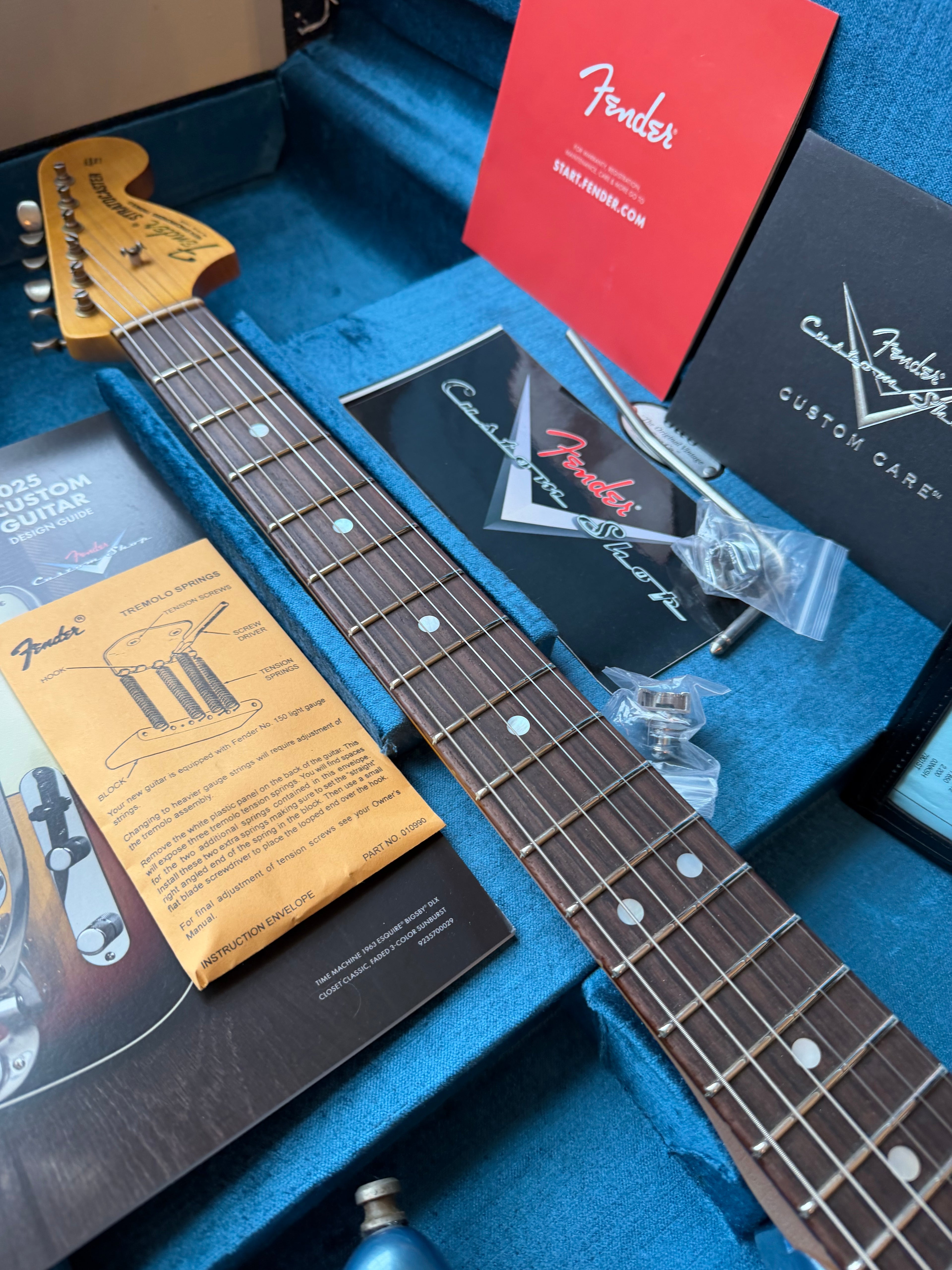 2026 Fender Custom Shop Stratocaster Pro W25 Relic - Aged Lake Placid Blue - Image 23