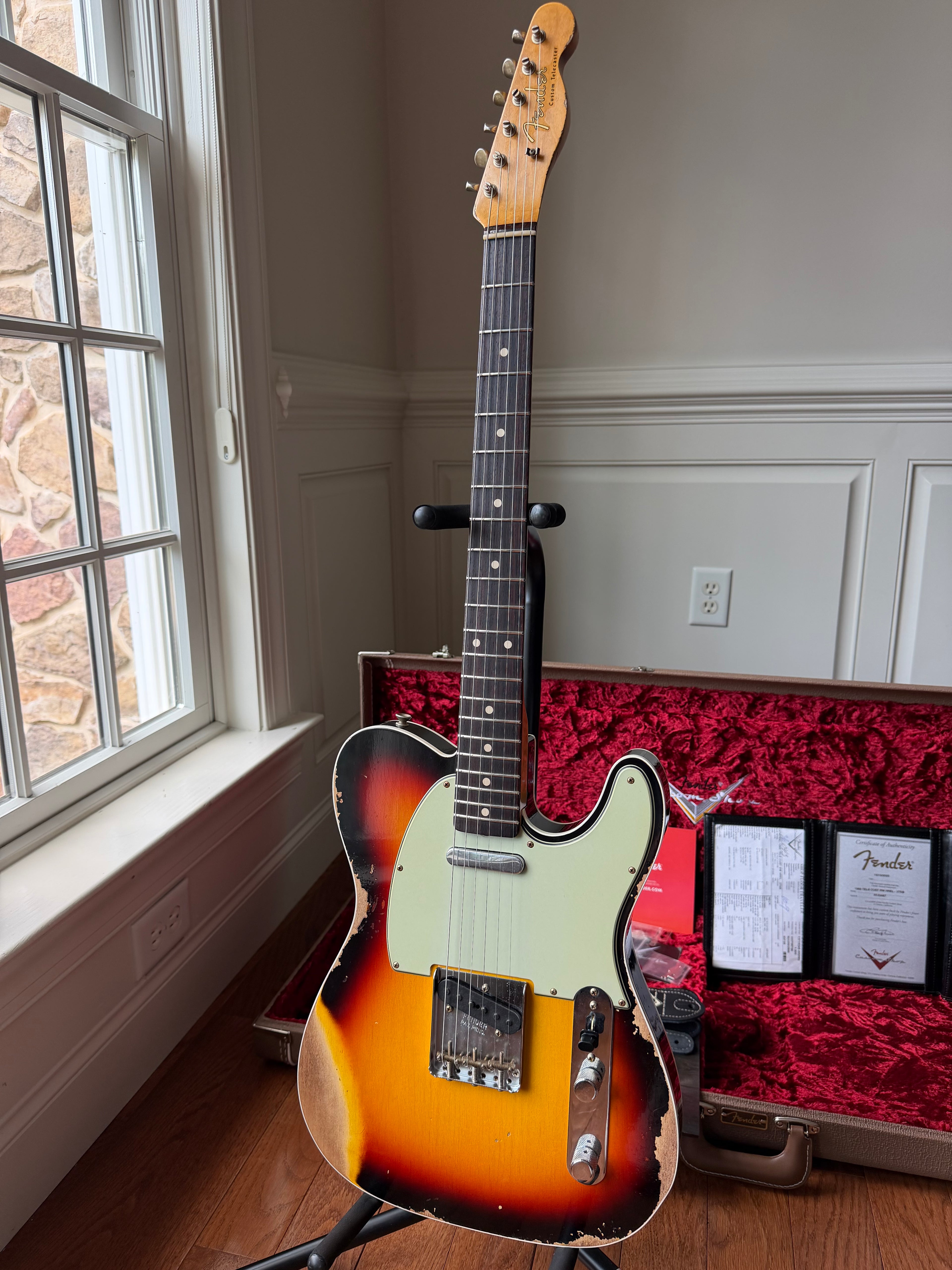 2025 Fender Custom Shop ‘60 Telecaster Custom Heavy Relic - 3 Color Sunburst