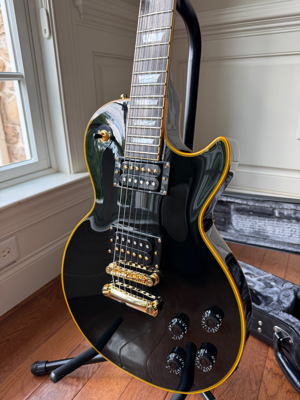 2014 Epiphone Les Paul Custom Classic - Ebony Black