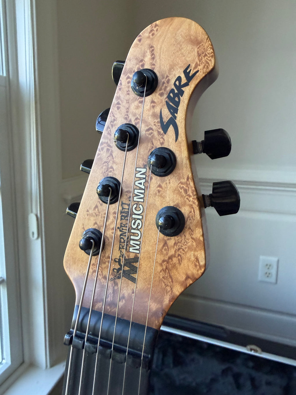 2021 Ernie Ball Music Man Sabre HH - Gator Burst Flame