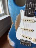 2025 Fender Custom Shop Stratocaster Pro SR25 Super Heavy Relic - Aged Lake Placid Blue