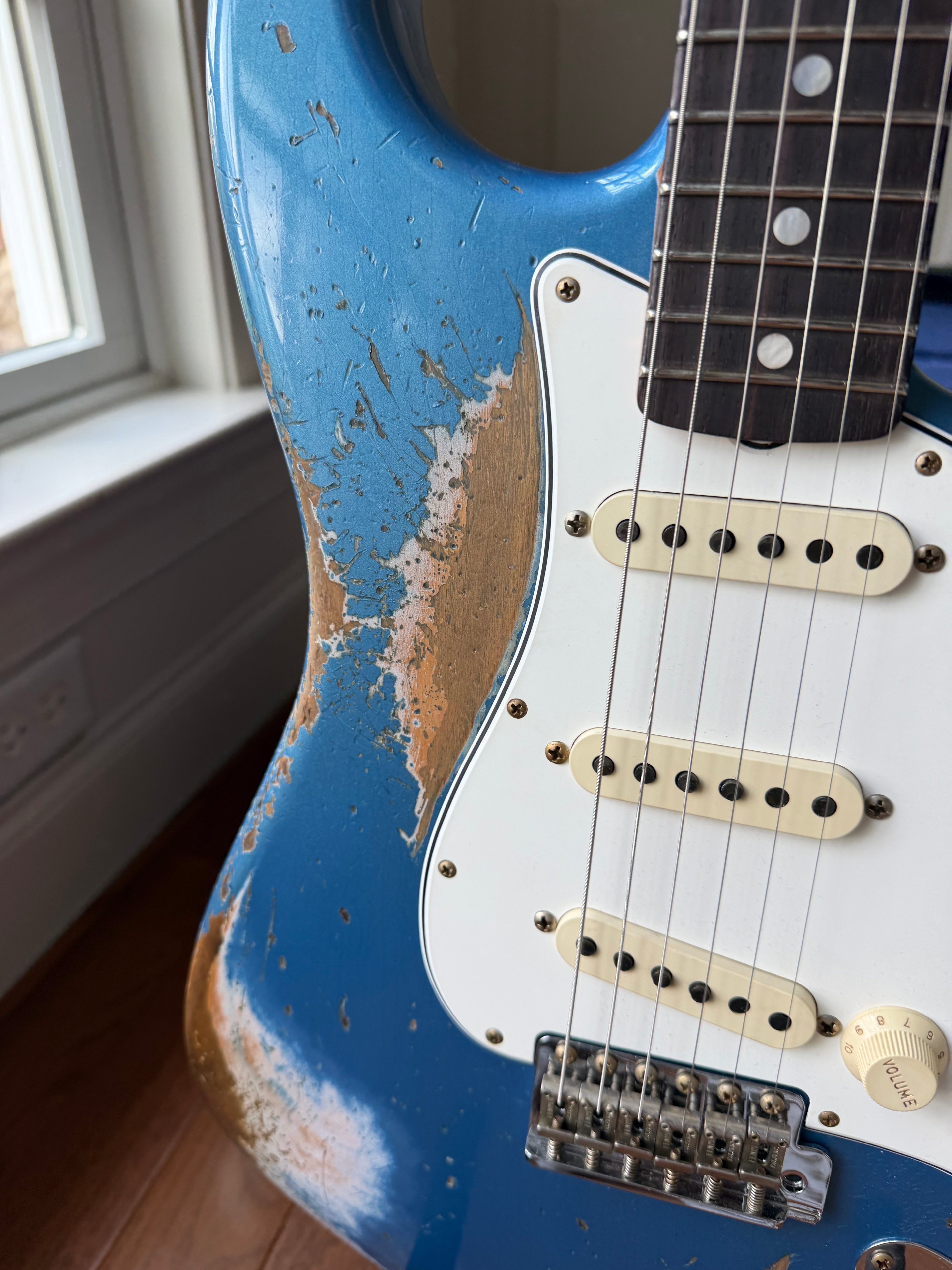 2025 Fender Custom Shop Stratocaster Pro SR25 Super Heavy Relic - Aged Lake Placid Blue