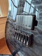 2022 Schecter Hellraiser Hybrid PT - Trans Black Burst