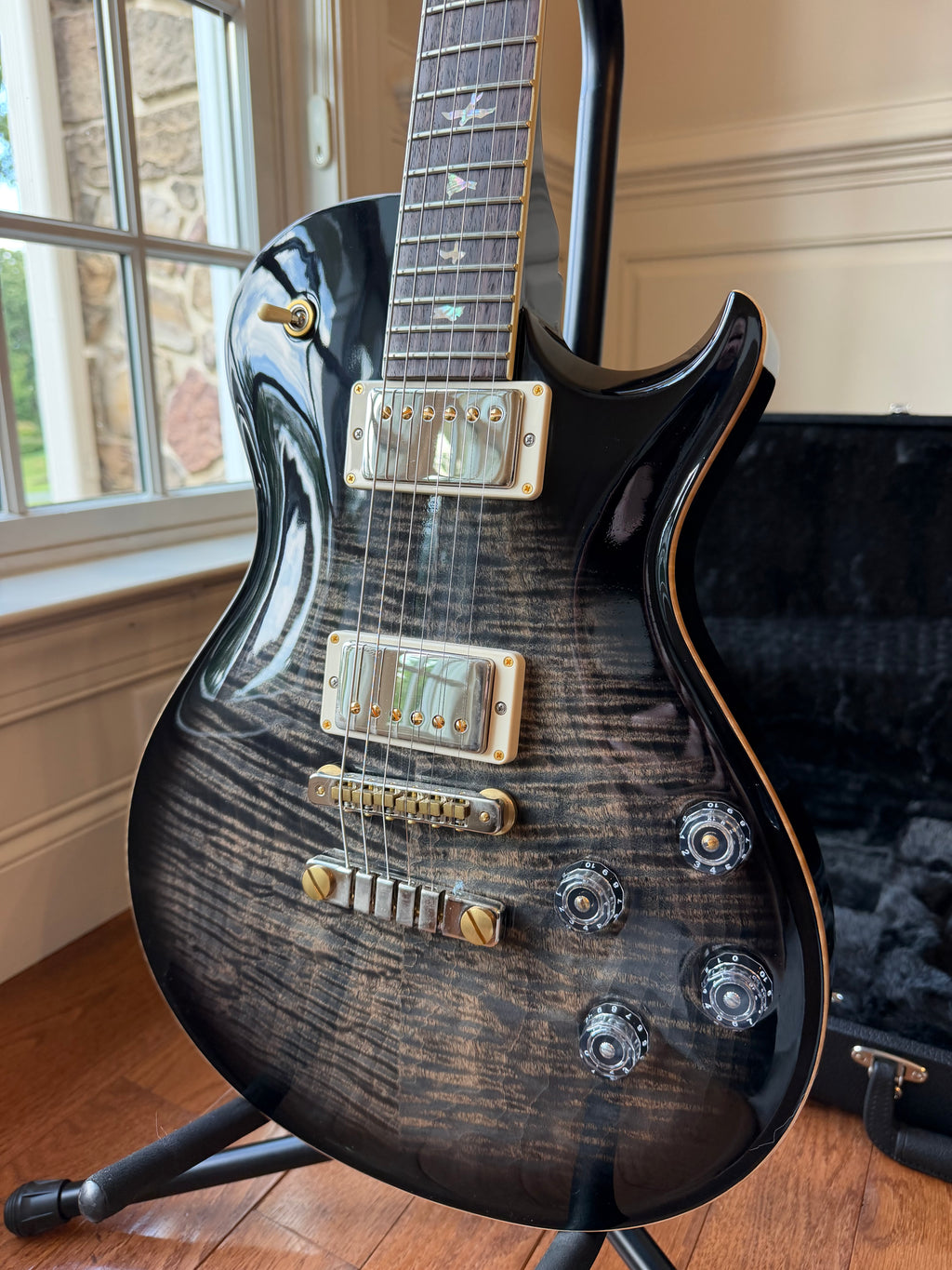 2019 PRS McCarty 594 Singlecut 10 Top - Charcoal Burst