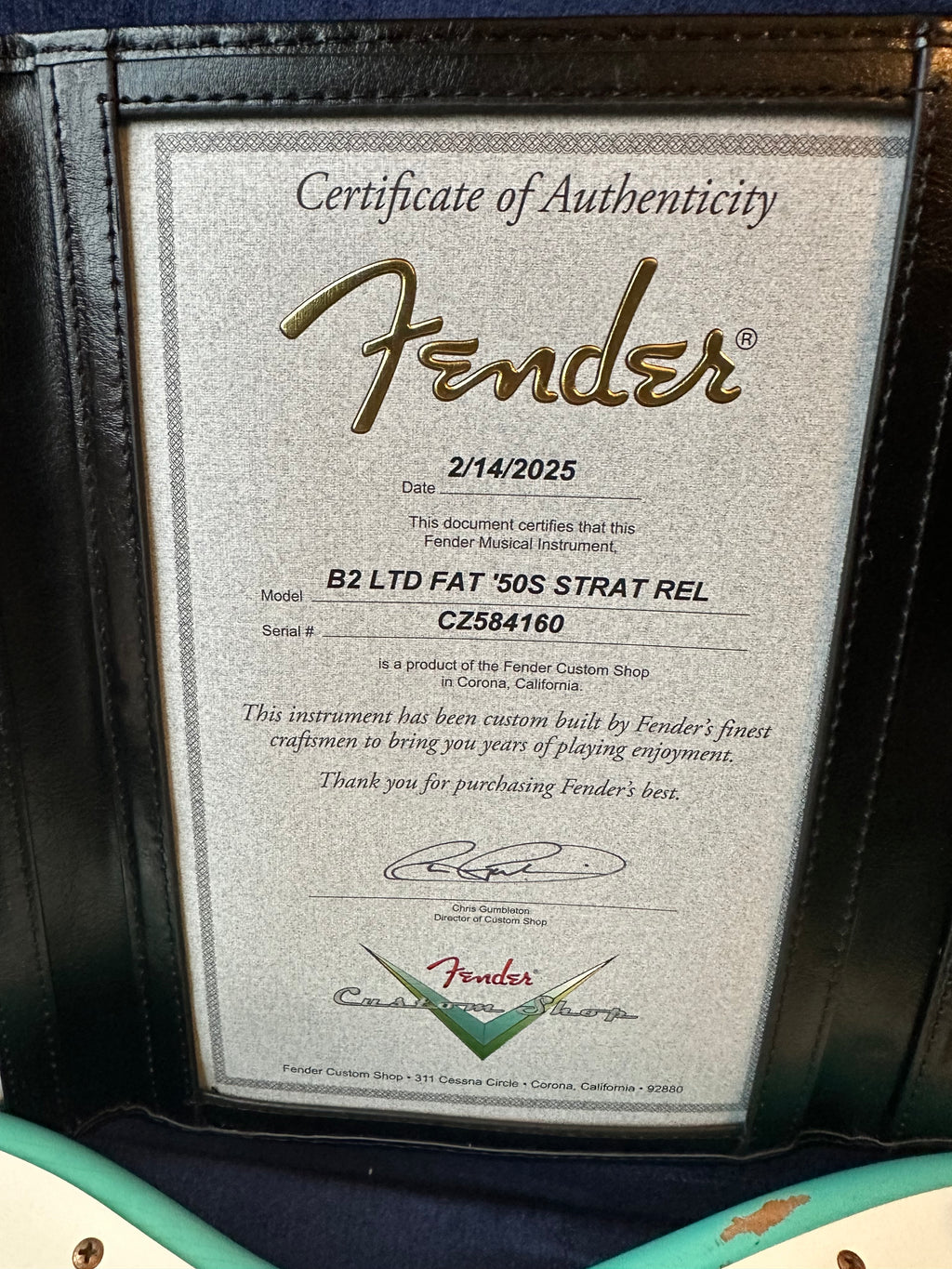 2025 Fender Custom Shop Fat 50s Stratocaster Relic B2 Limited - Super Faded Aged Sea Foam Green - Image 20