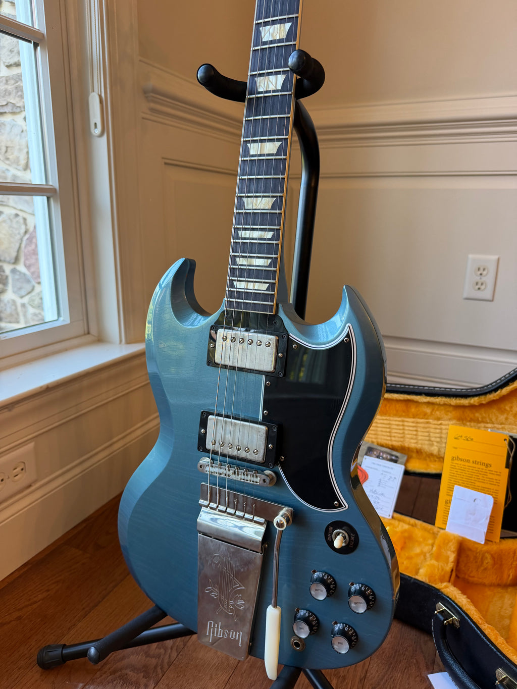 2025 Gibson Custom Shop SG ‘64 Reissue Murphy Lab Ultra Light Aged - Pelham Blue