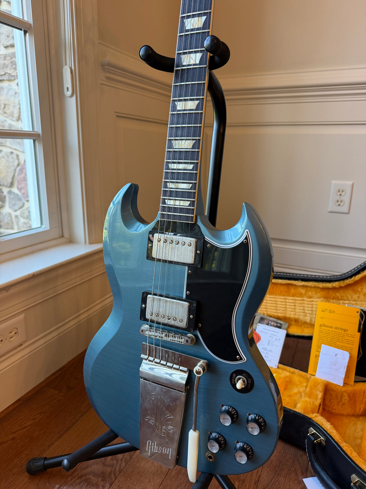 2025 Gibson Custom Shop SG ‘64 Reissue Murphy Lab Ultra Light Aged - Pelham Blue