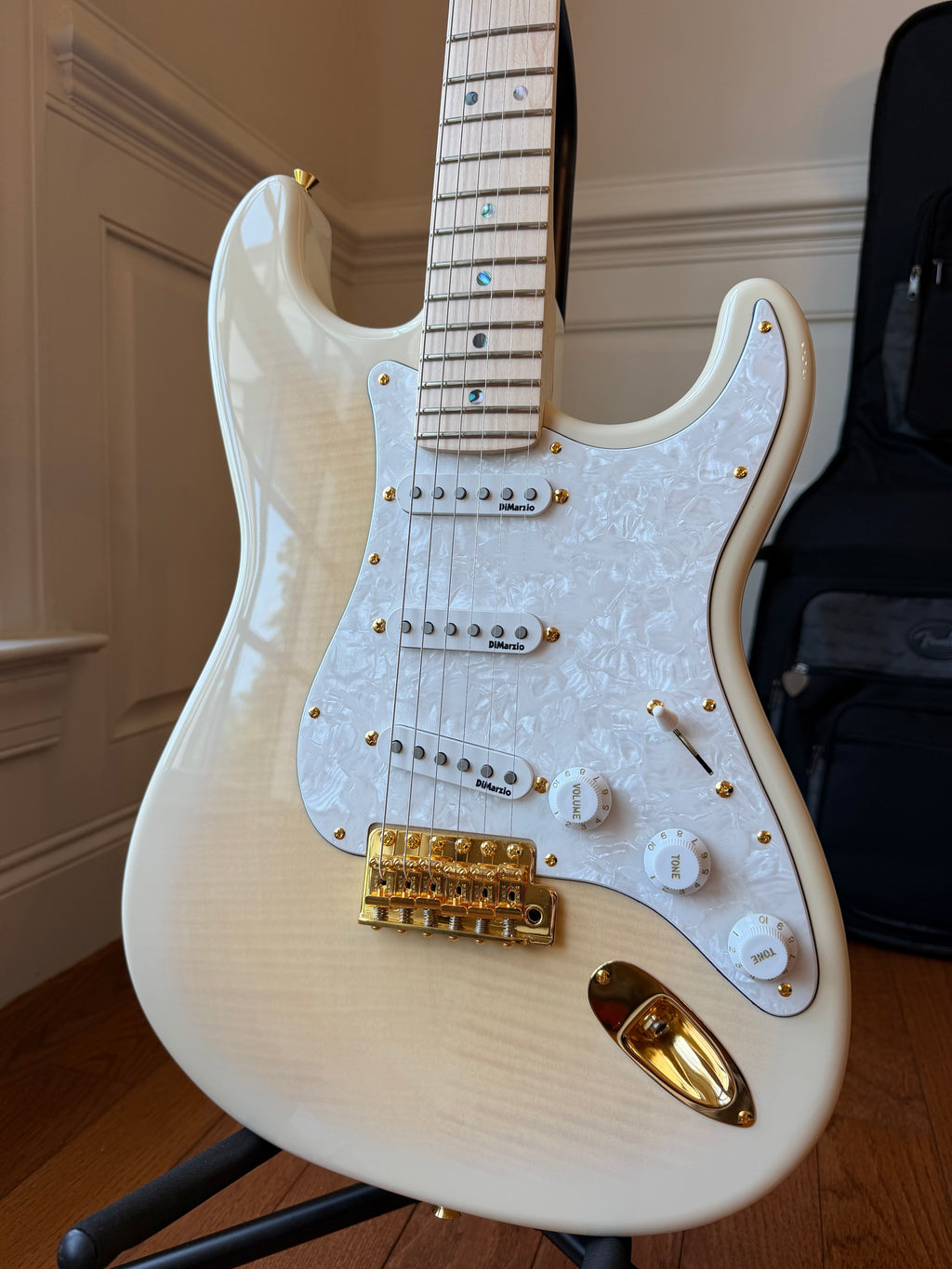 2025 Fender Richie Kotzen Signature Stratocaster MIJ Japan Maple - Transparent White Burst