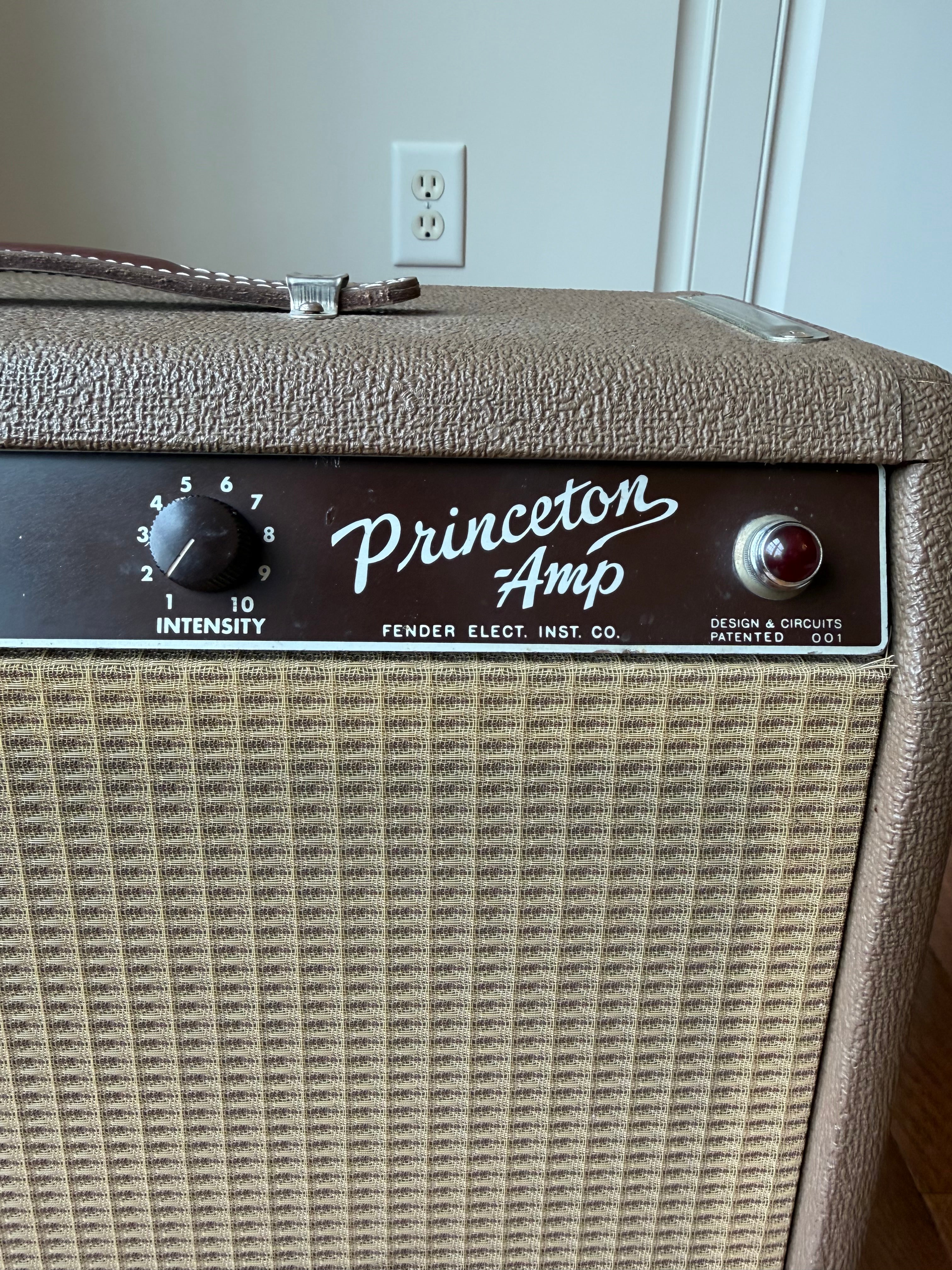 1963 Fender Princeton 6G2 Brownface Guitar Amp