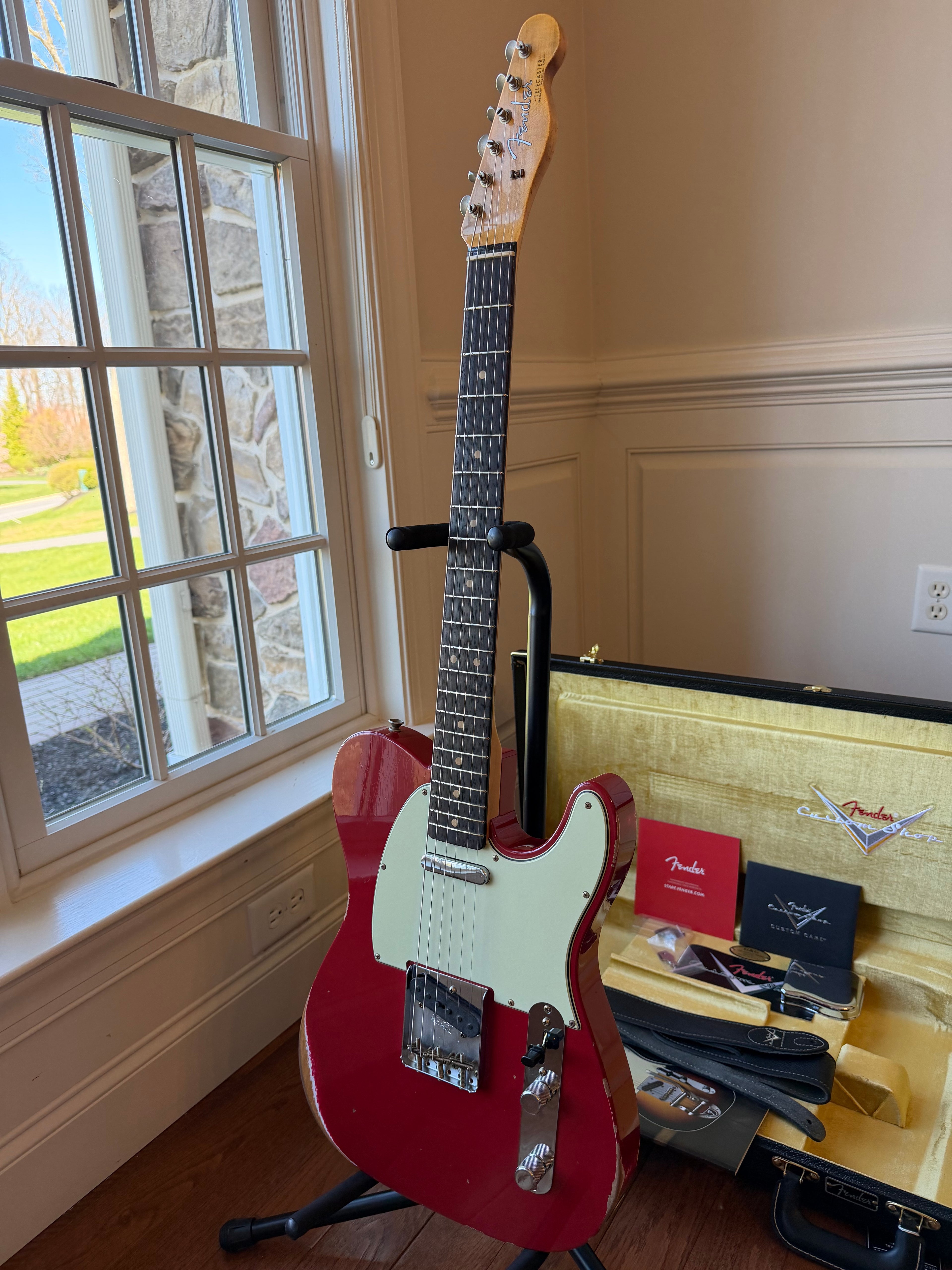 2025 Fender Custom Shop ‘63 Telecaster LR25 Relic Limited Edition - Dakota Red