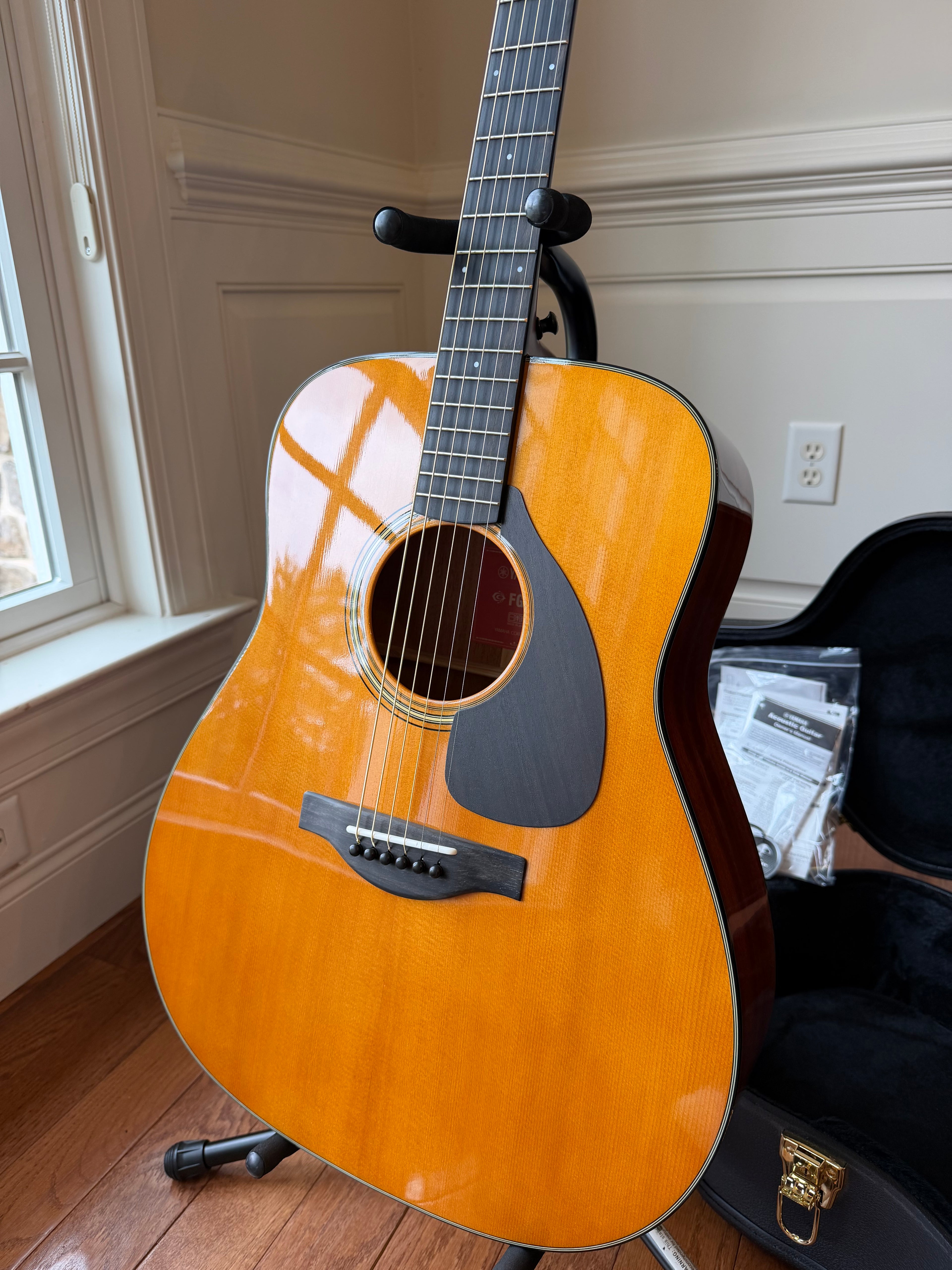 2025 Yamaha FG5 Red Label Acoustic Guitar