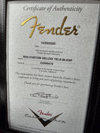2025 Fender Custom Shop Telecaster Custom Deluxe W25 Limited Edition NOS - Black Sparkle - Image 20