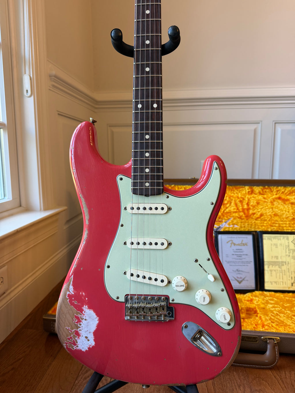 2022 Fender Custom Shop ‘61 Stratocaster Heavy Relic - Fiesta Red